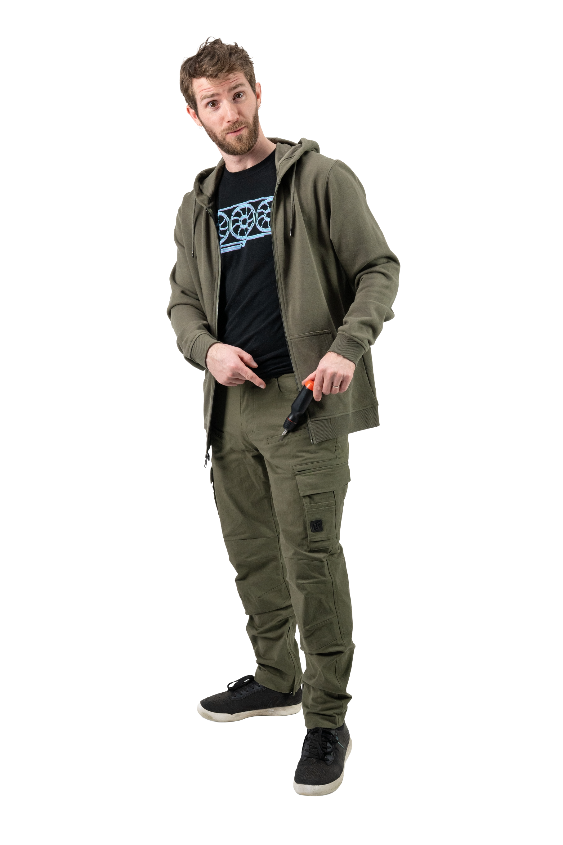 Model: Linus, Size: Regular 34", Height: 5'6"/168cm