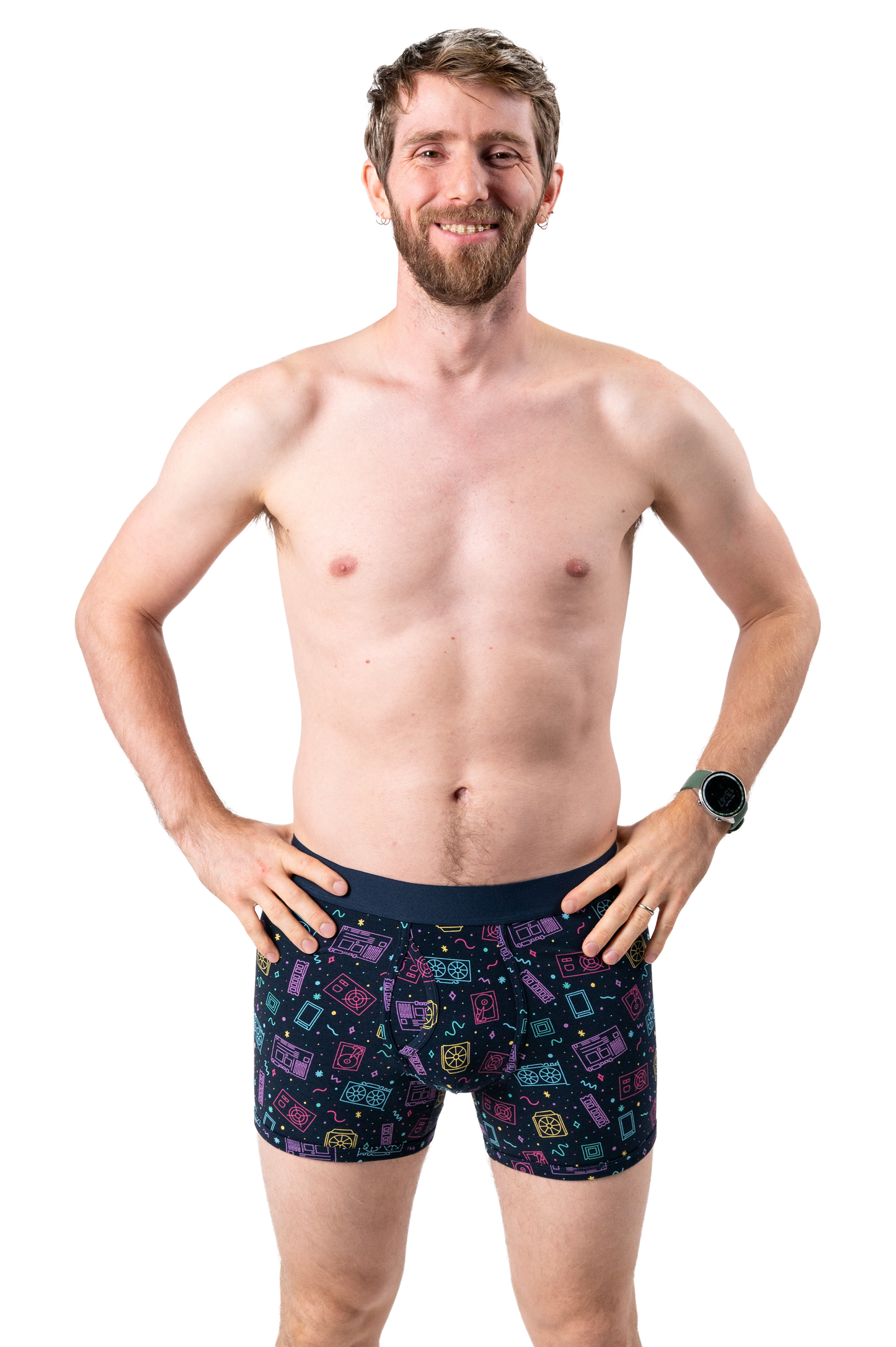 Model: Linus, Size: Medium, Height: 5’6”/168cm