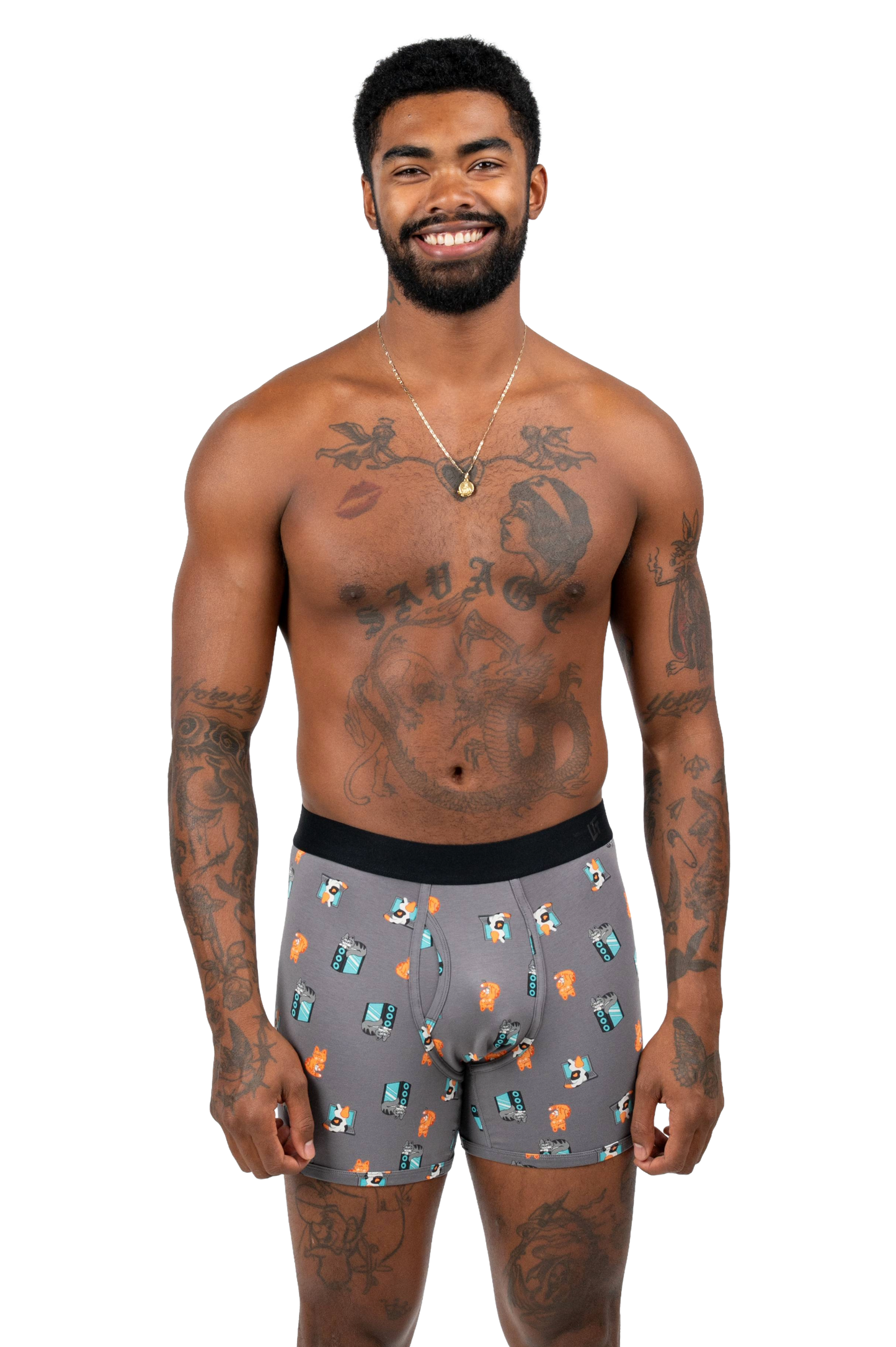 Model: Will, Size: Medium, Height: 5’10”/179cm