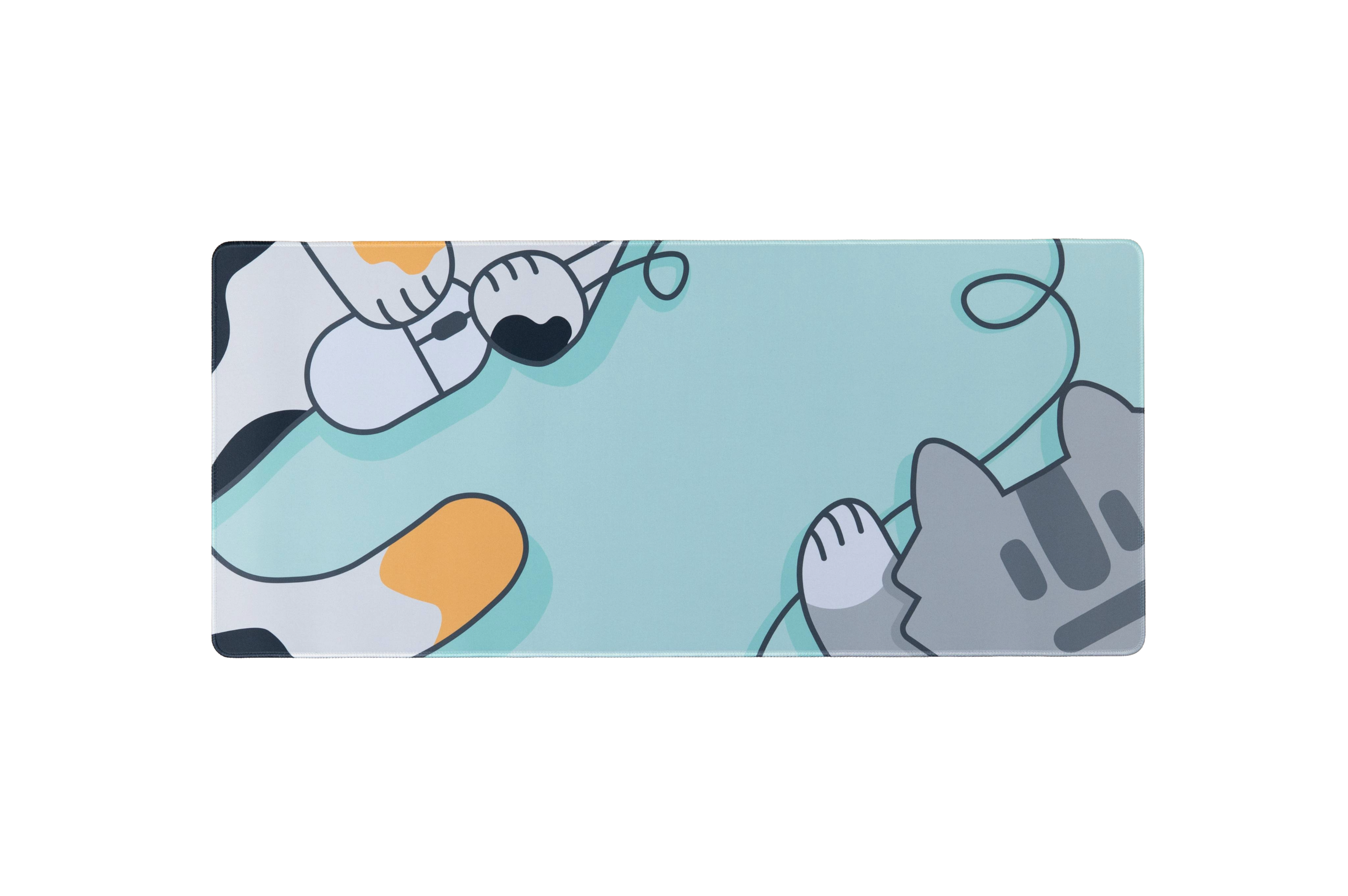 Linus Cat Tips Desk Pad