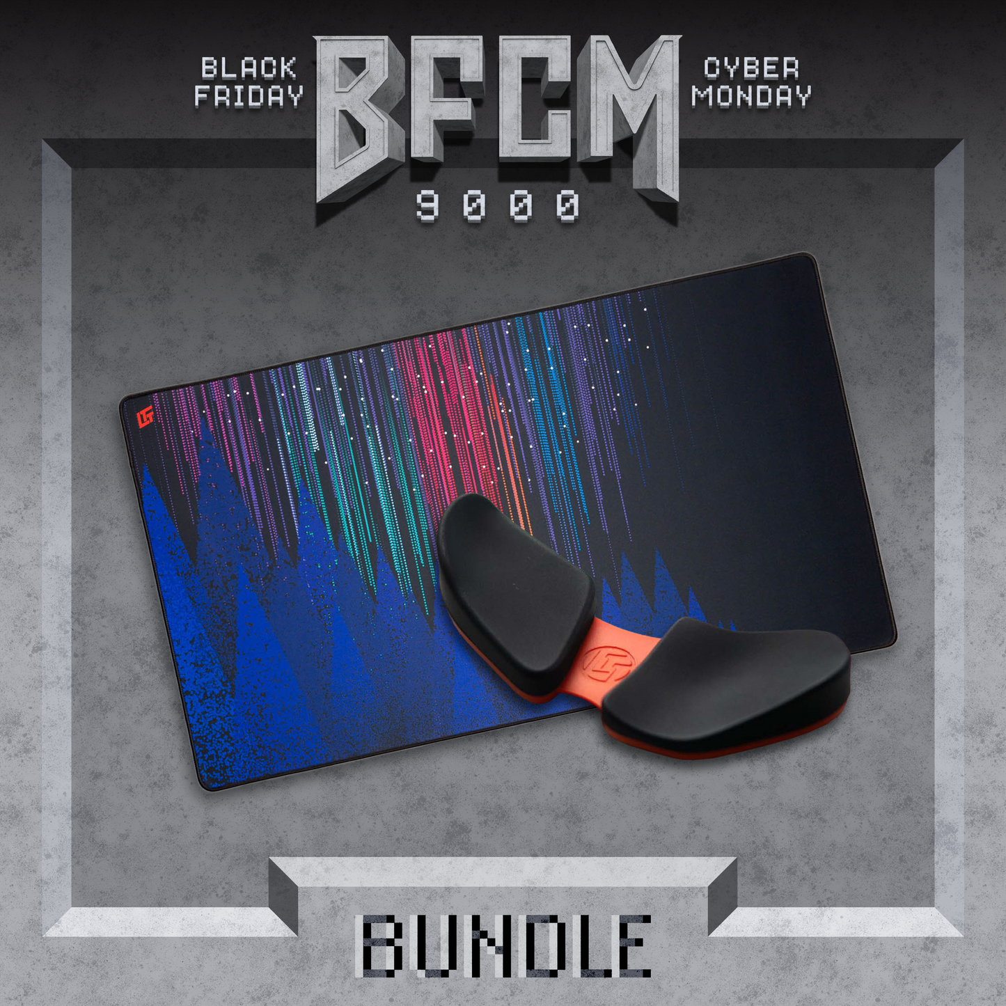 Northern Lights Desk Pad + DeltaHub LTT Wrist Rest Bundle