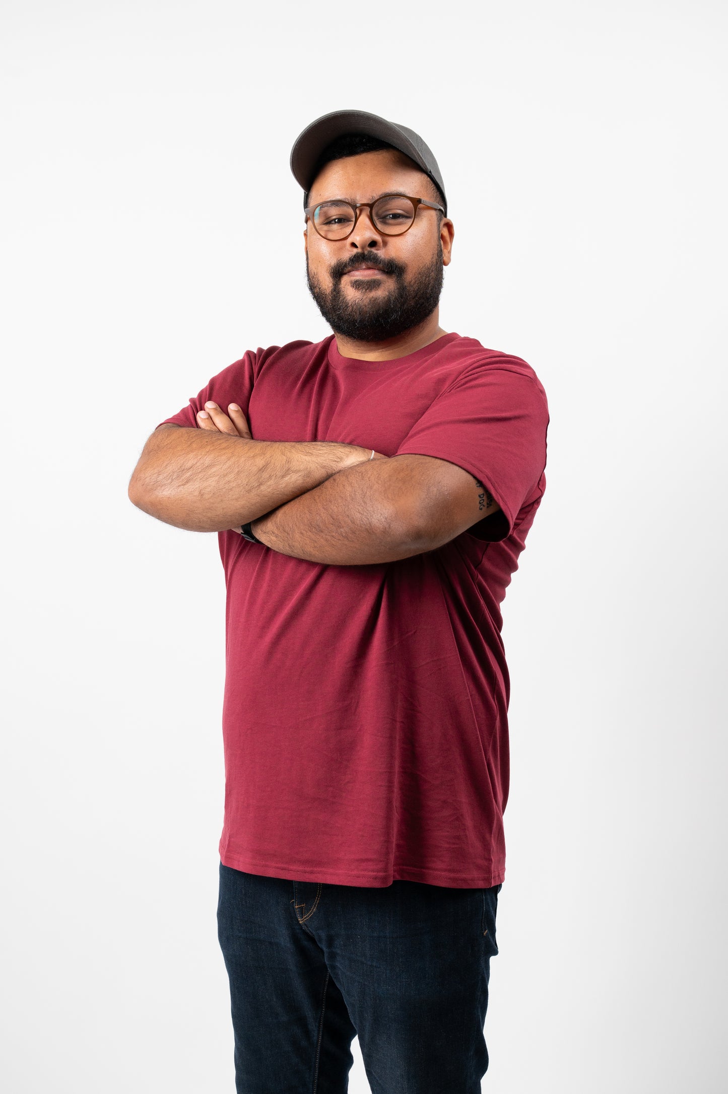 T-shirt vierge à manches courtes