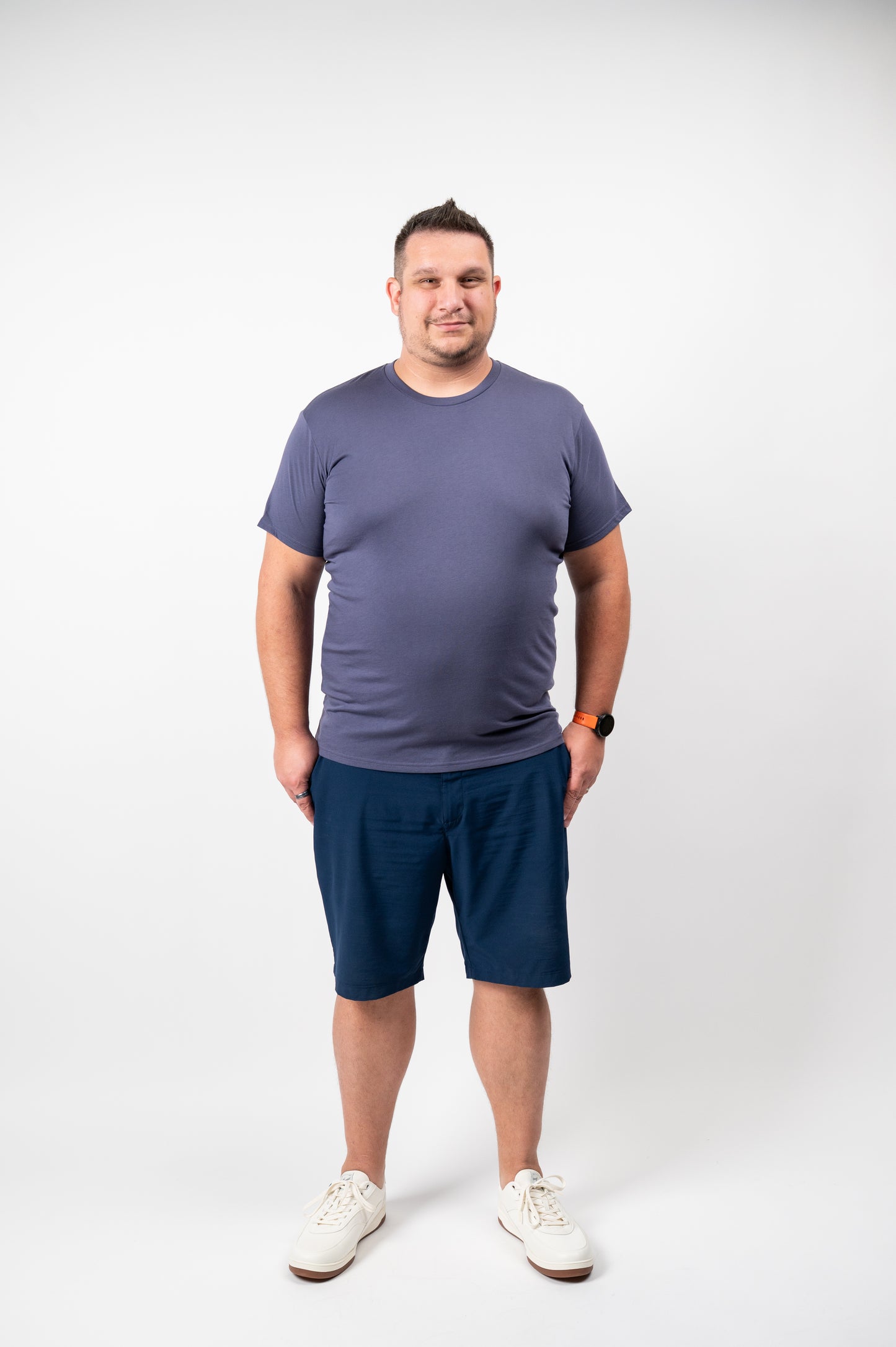 T-shirt vierge à manches courtes