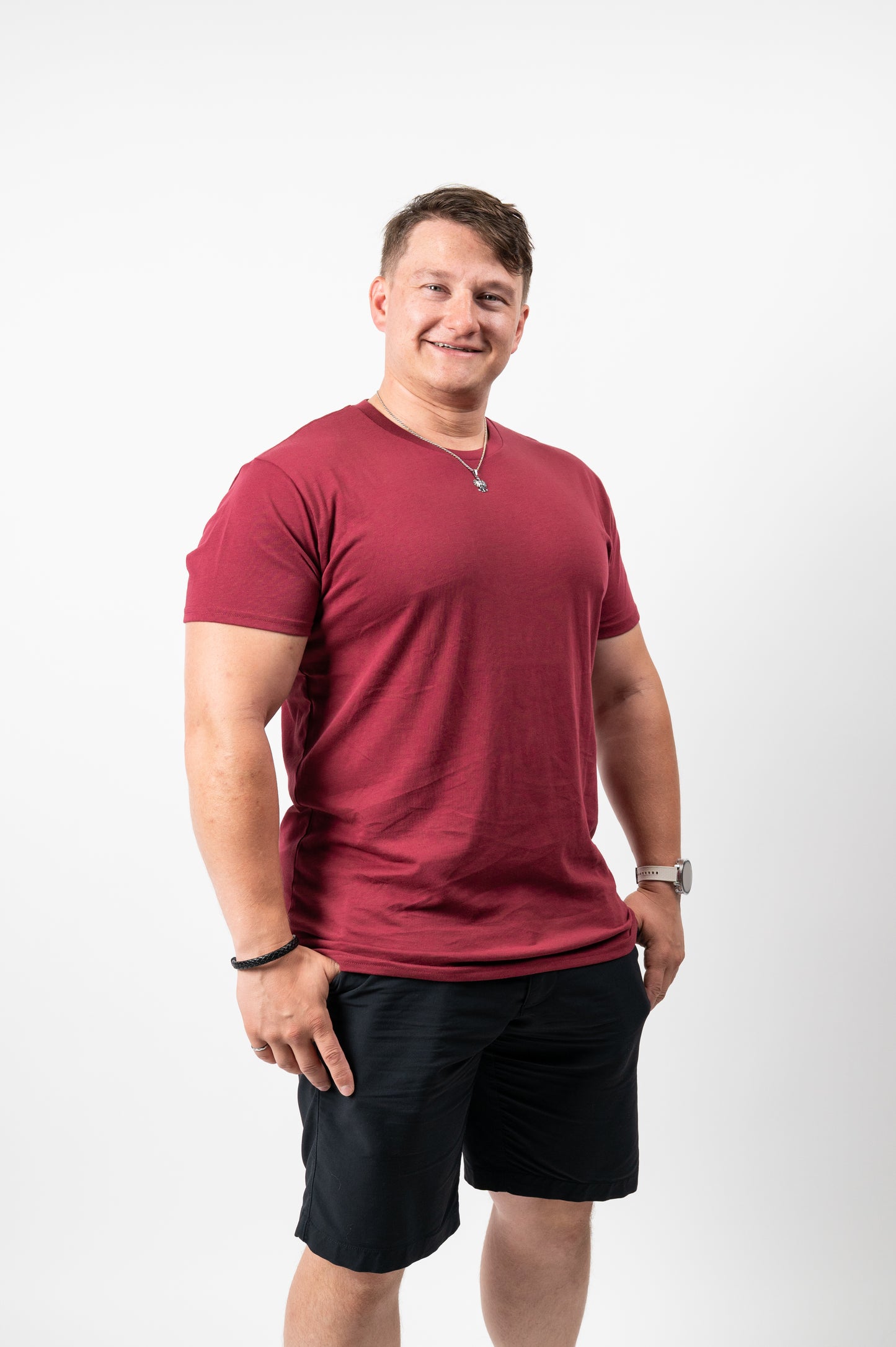 T-shirt vierge à manches courtes