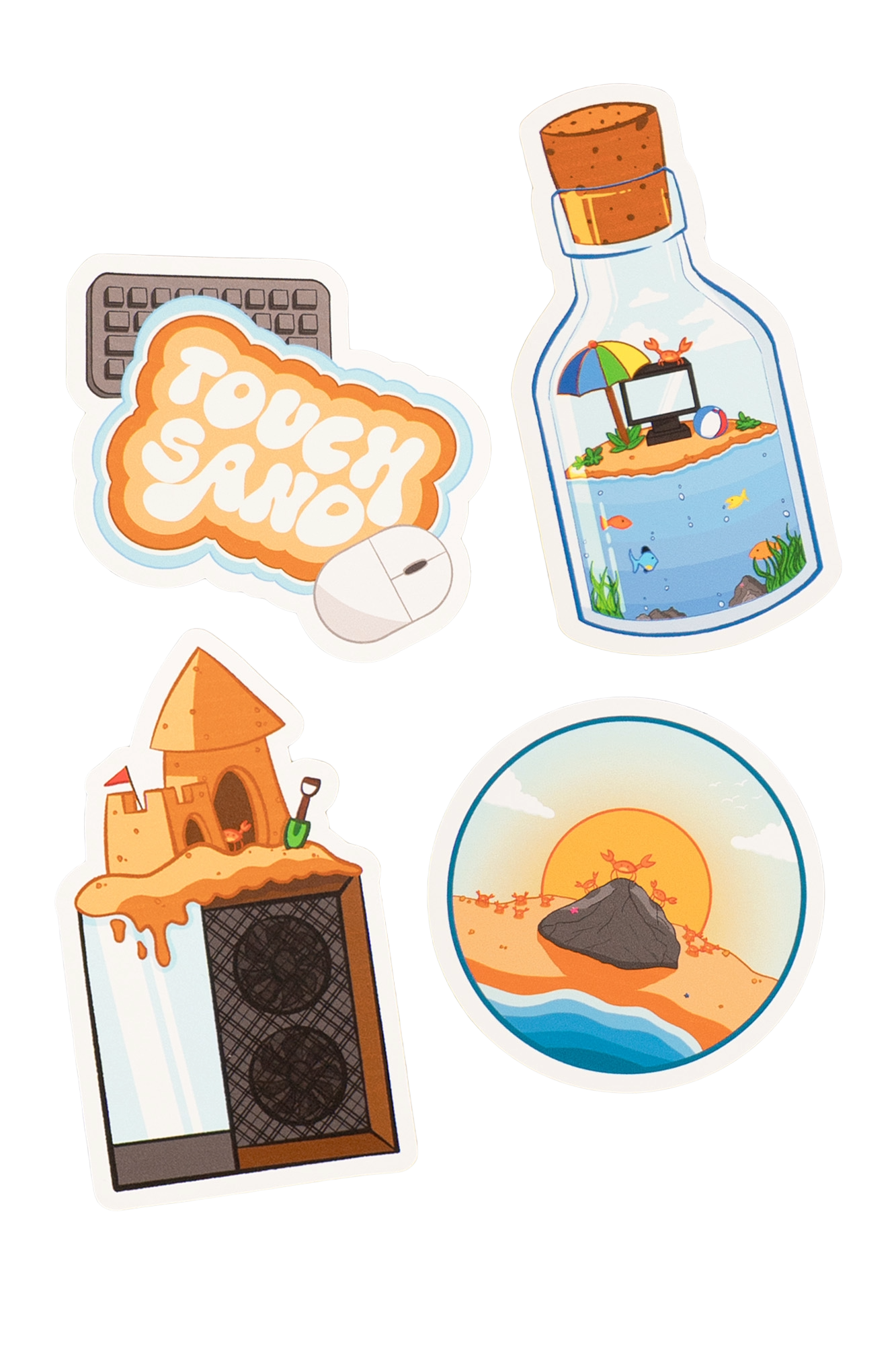 Touch Sand Sticker Sheet