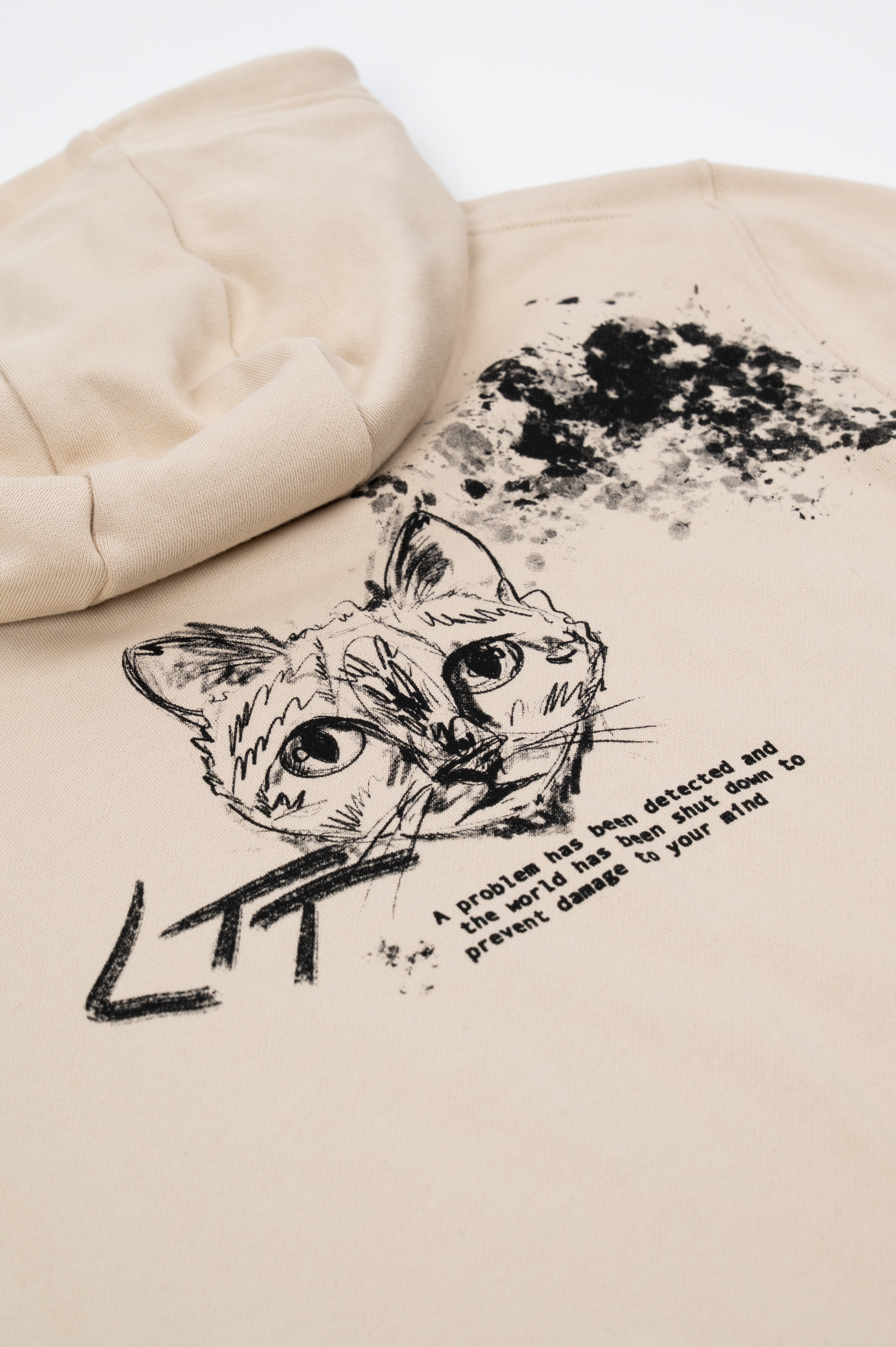 Sweat à capuche message d'erreur