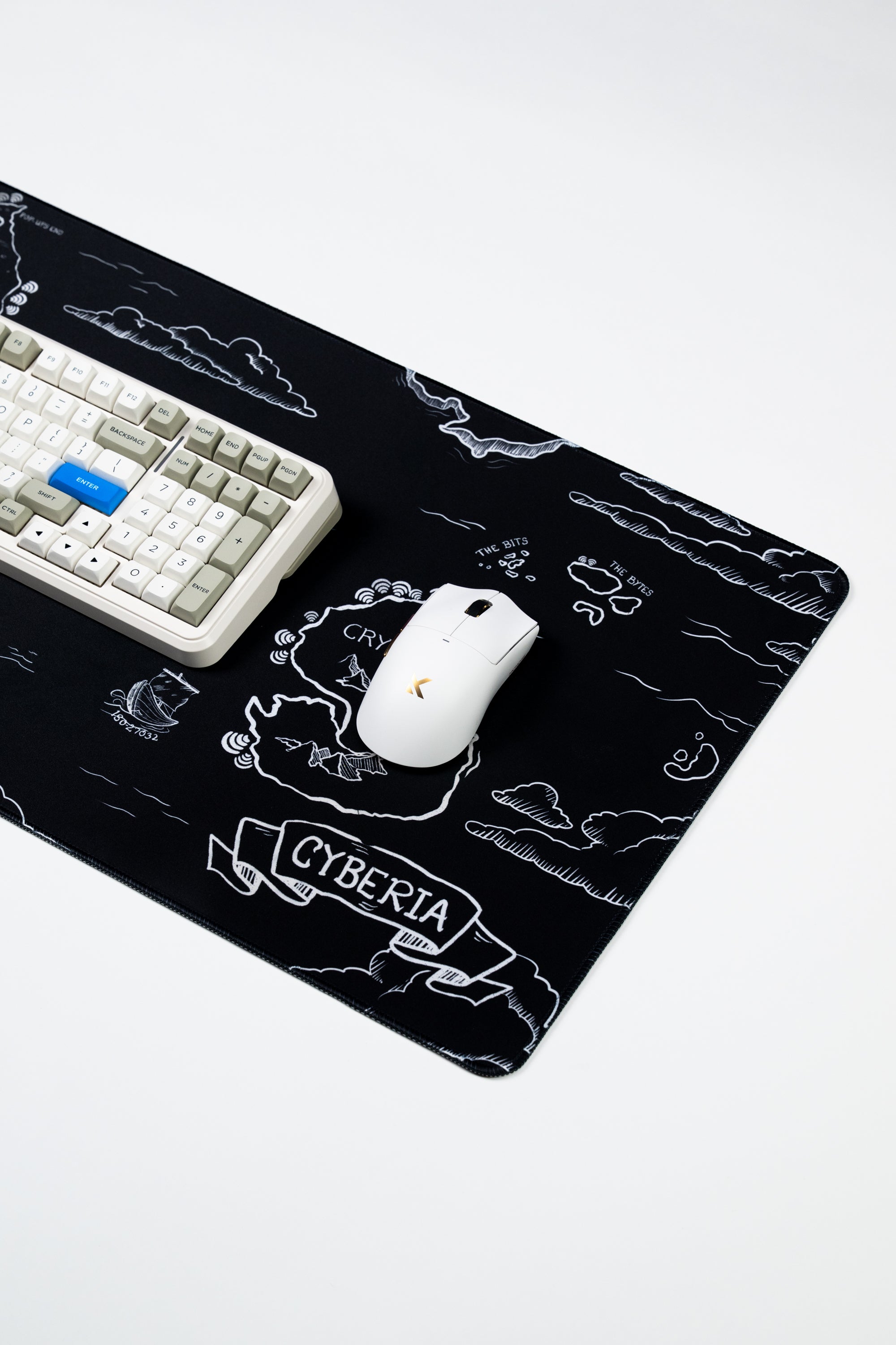 Map of Cyberia Desk Pad