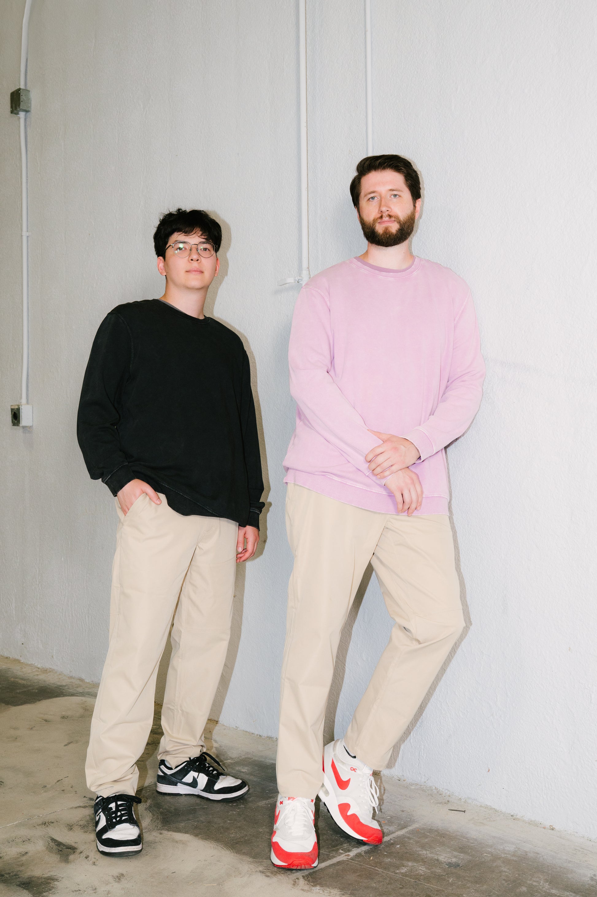 Models: Peter, Size: Large, Height: 5’10”/178cm | Reece, Size: X-Large, Height:6’3”/190cm