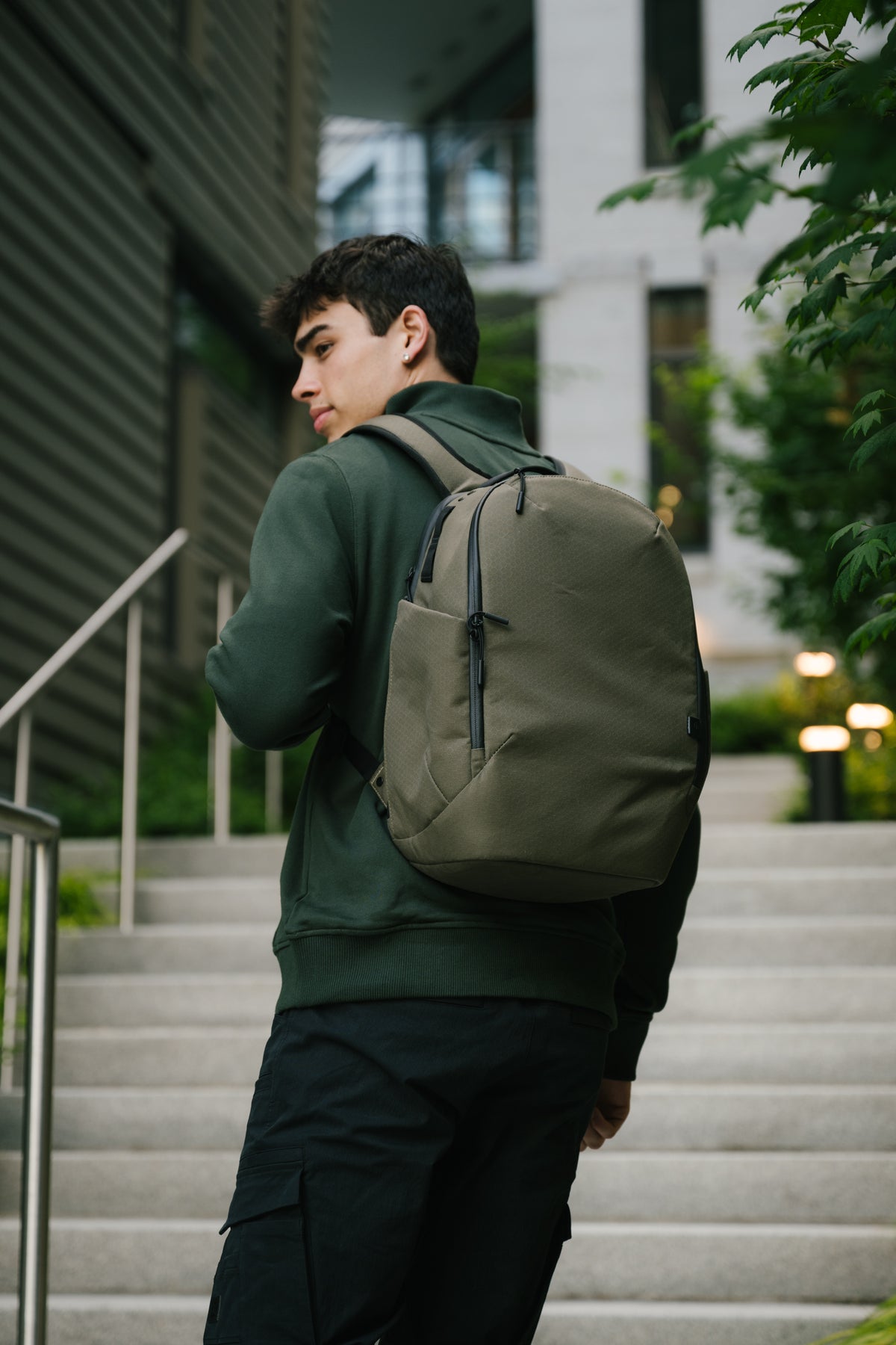 Sac à dos Commuter - British Millerain - Olive