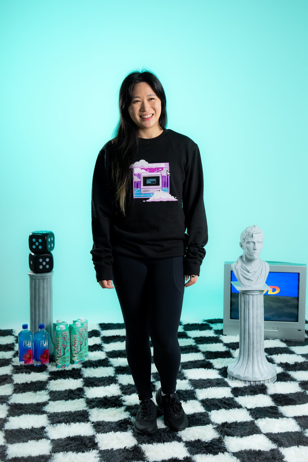 Model: Nicole Y, Size: Small, Height: 5’1”/155cm