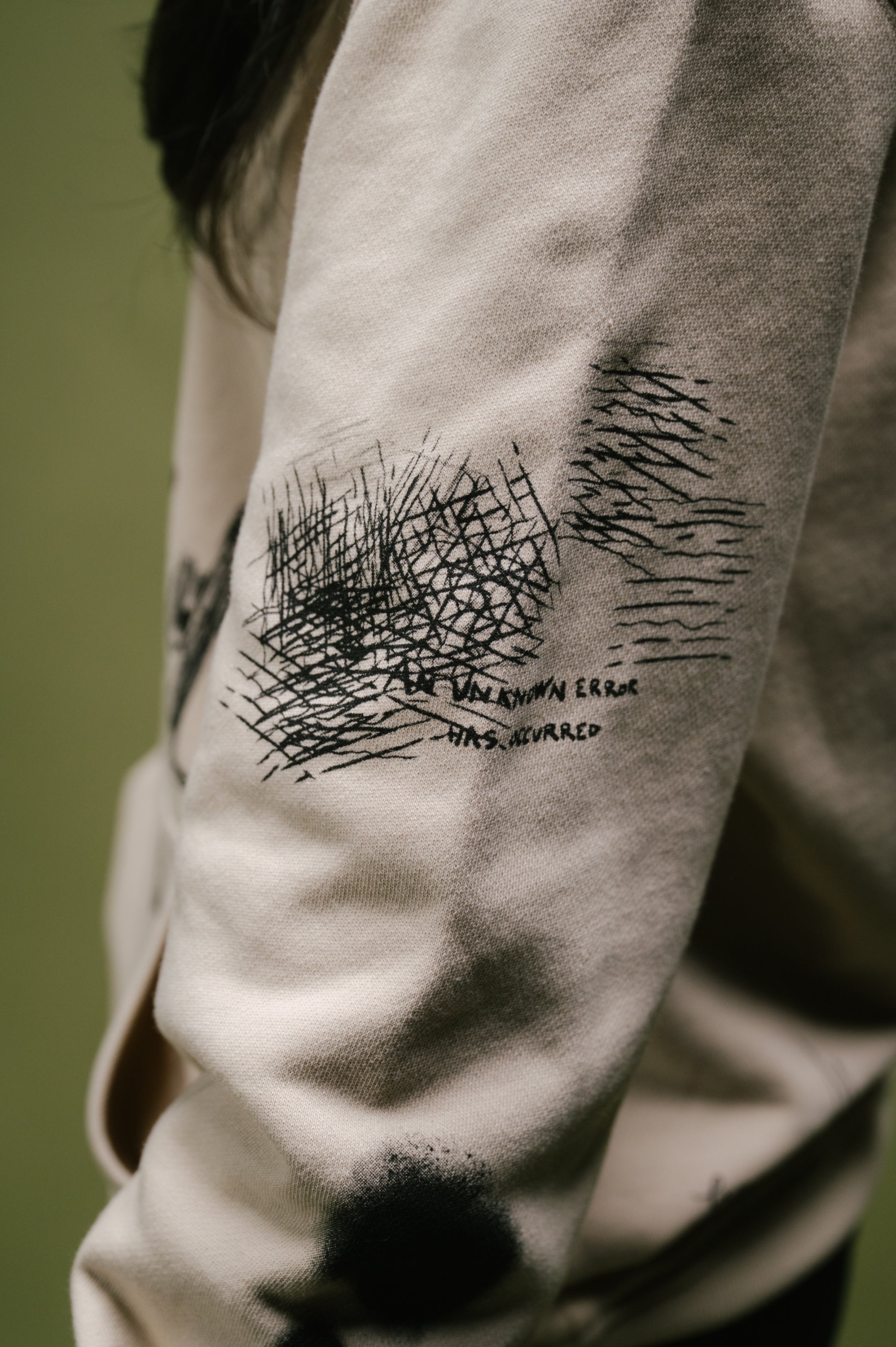 Sweat à capuche message d'erreur