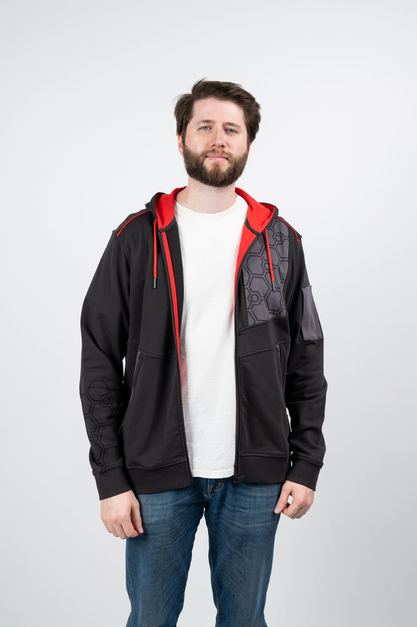 Model: Reece, Size: X-Large, Height:6’3”/190cm