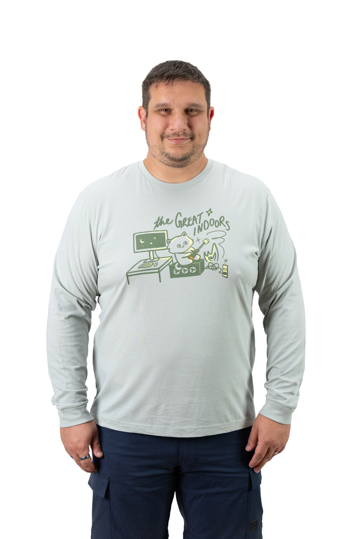 Model: David P, Height: 6’4”, Size: XXL