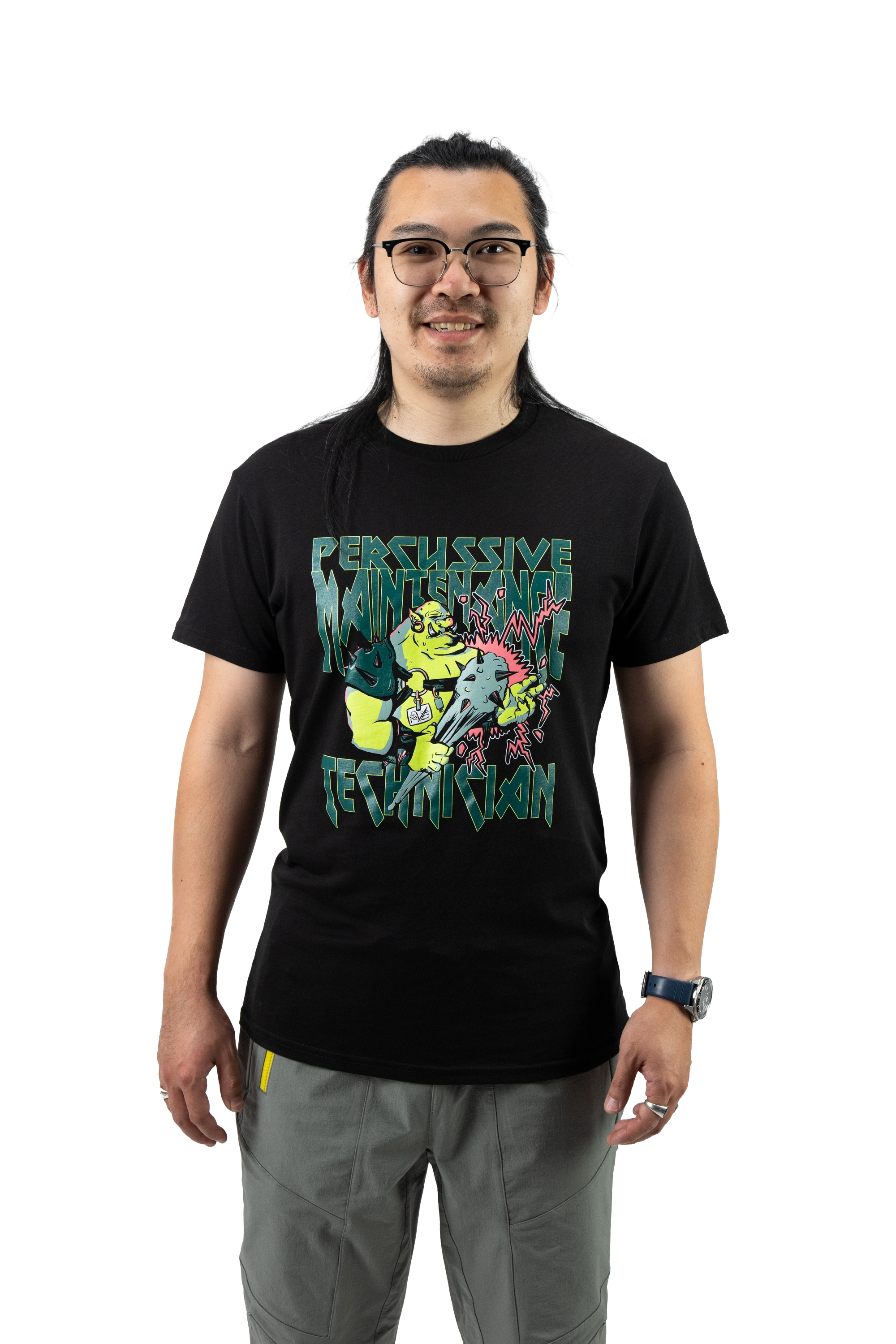 Model: Robert L, Size: Medium, Height: 5’7”/170cm #color_black