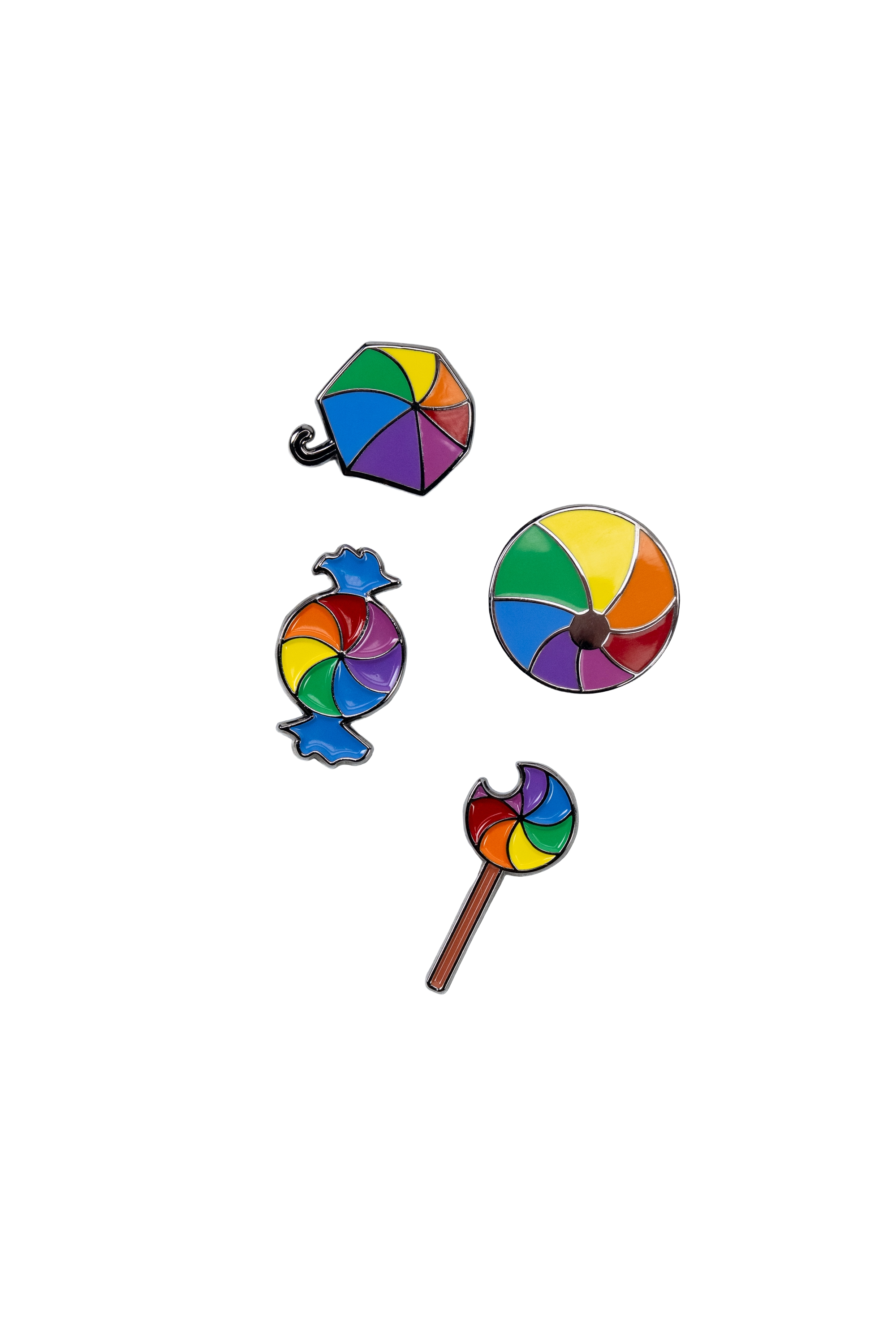 Spinning Wheel of Death Pin Set