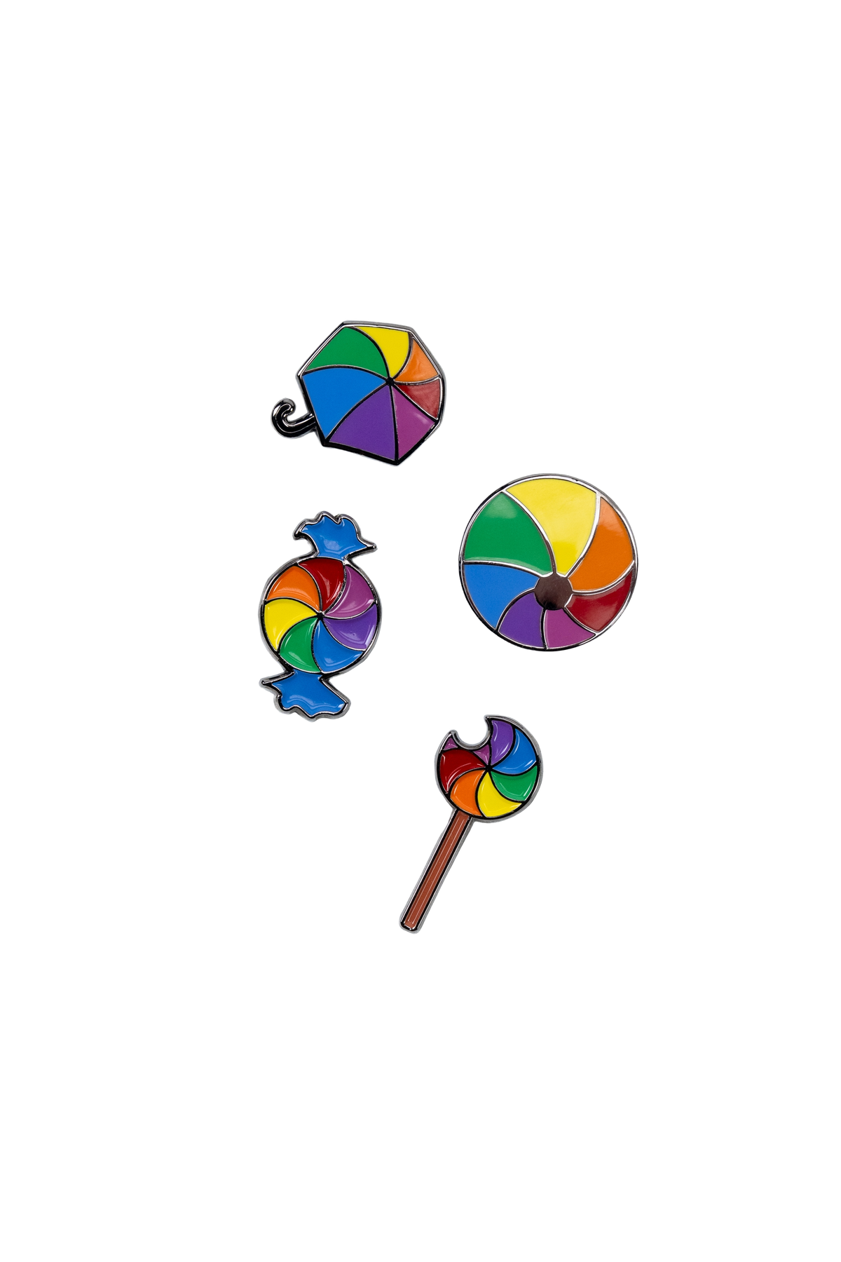 Spinning Wheel of Death Pin Set – Enamel Tech Pins | LTTStore