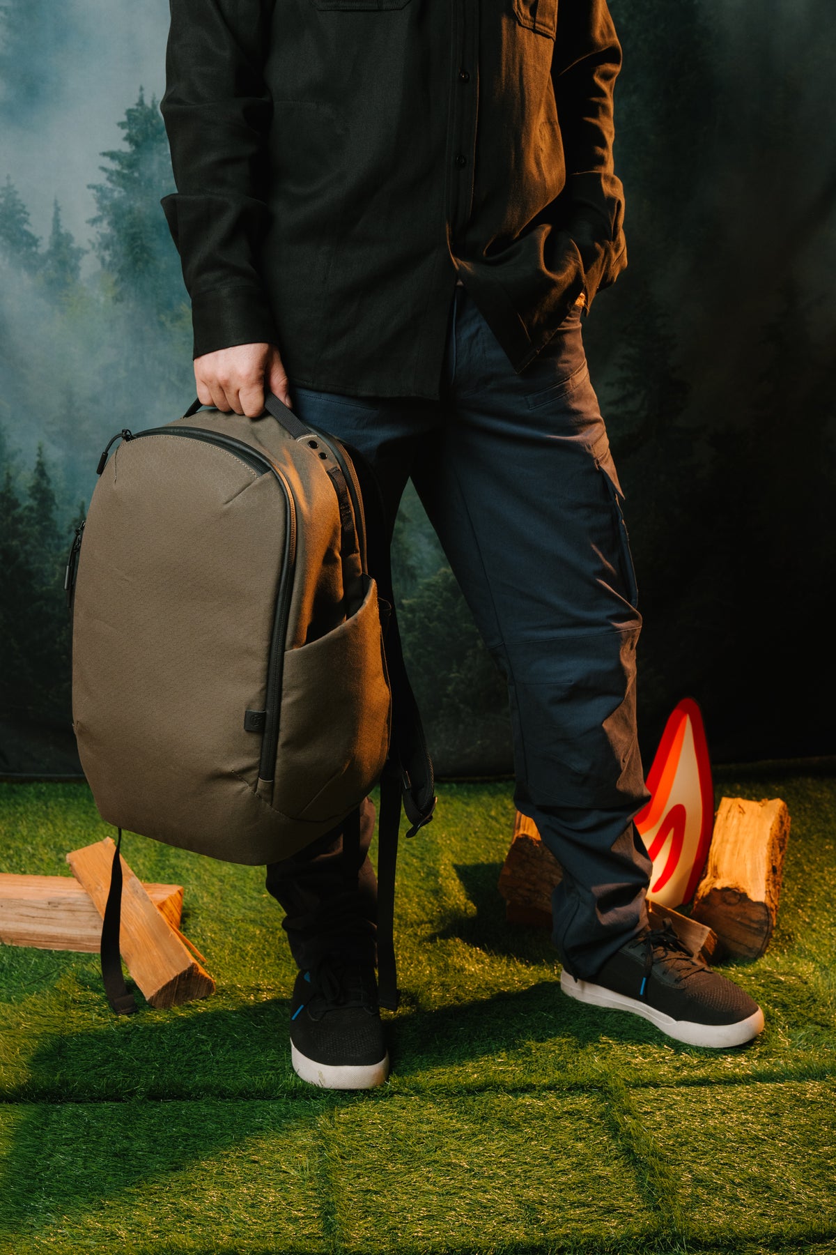 Sac à dos Commuter - British Millerain - Olive