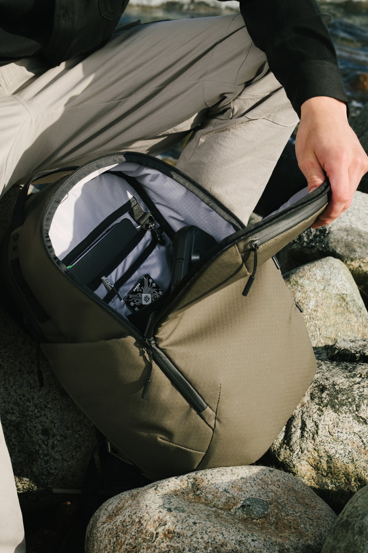 Sac à dos Commuter - British Millerain - Olive