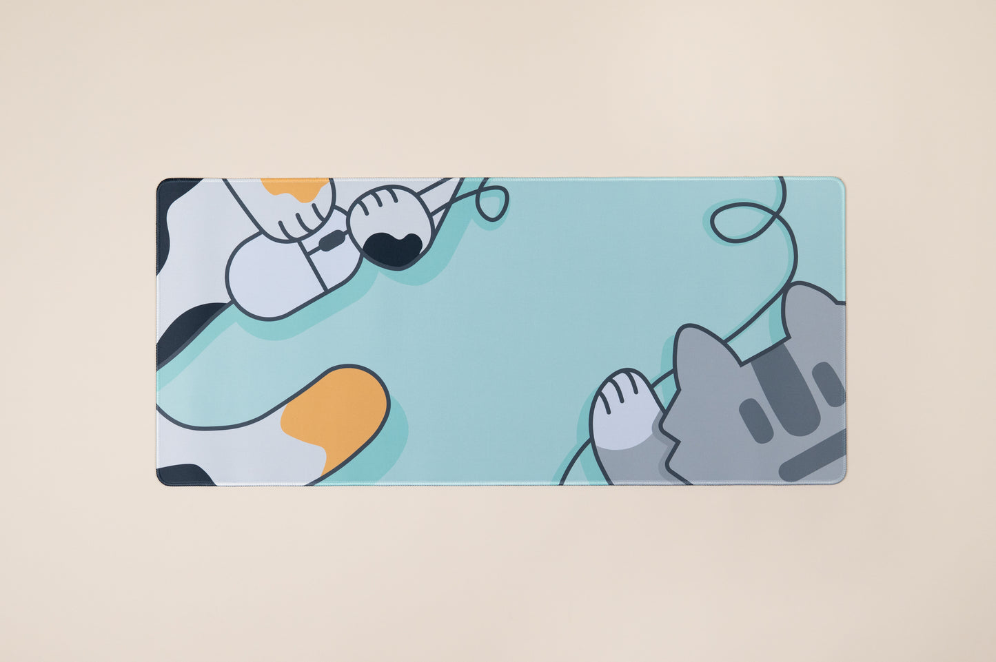 Linus Cat Tips Desk Pad