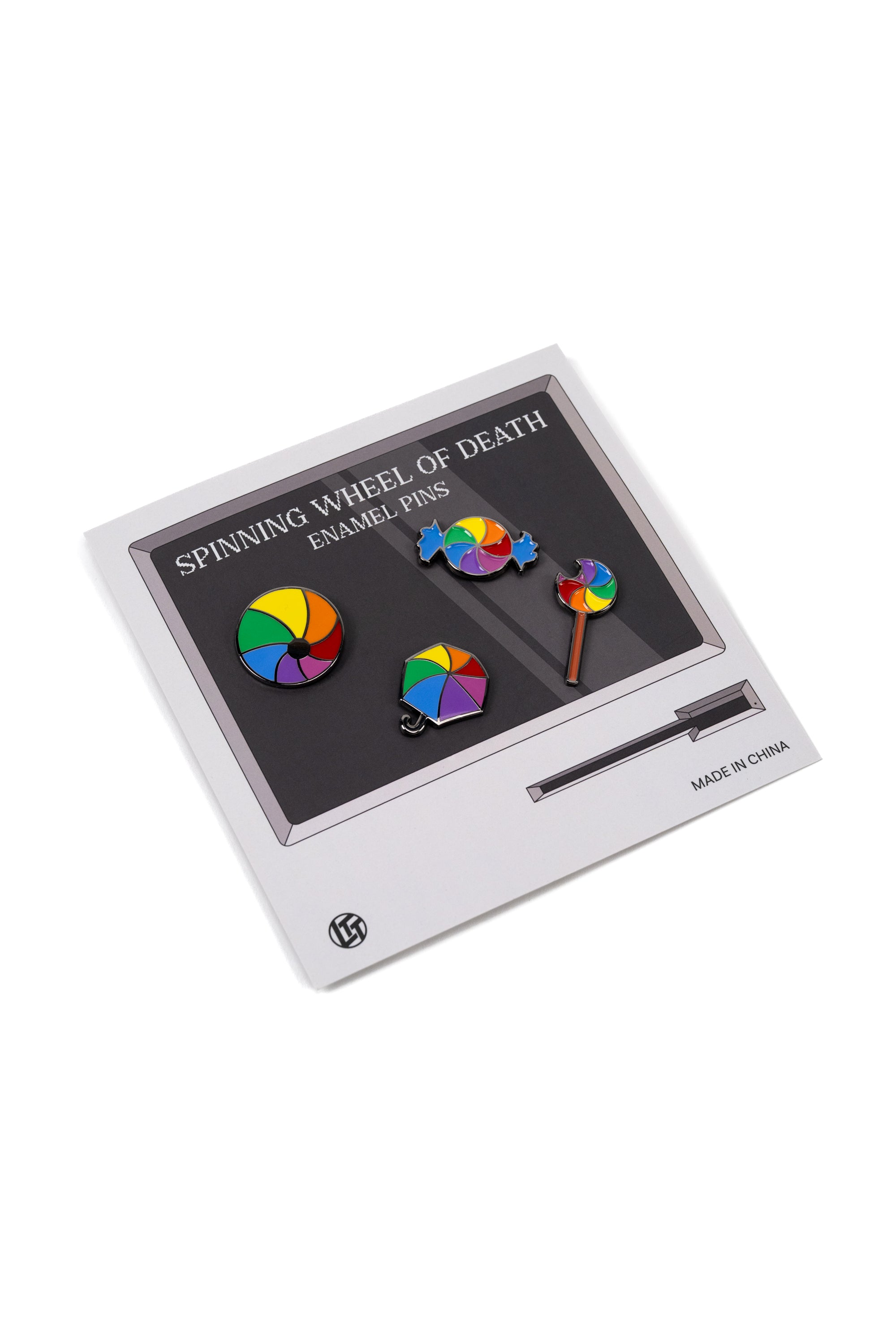 Spinning Wheel of Death Pin Set