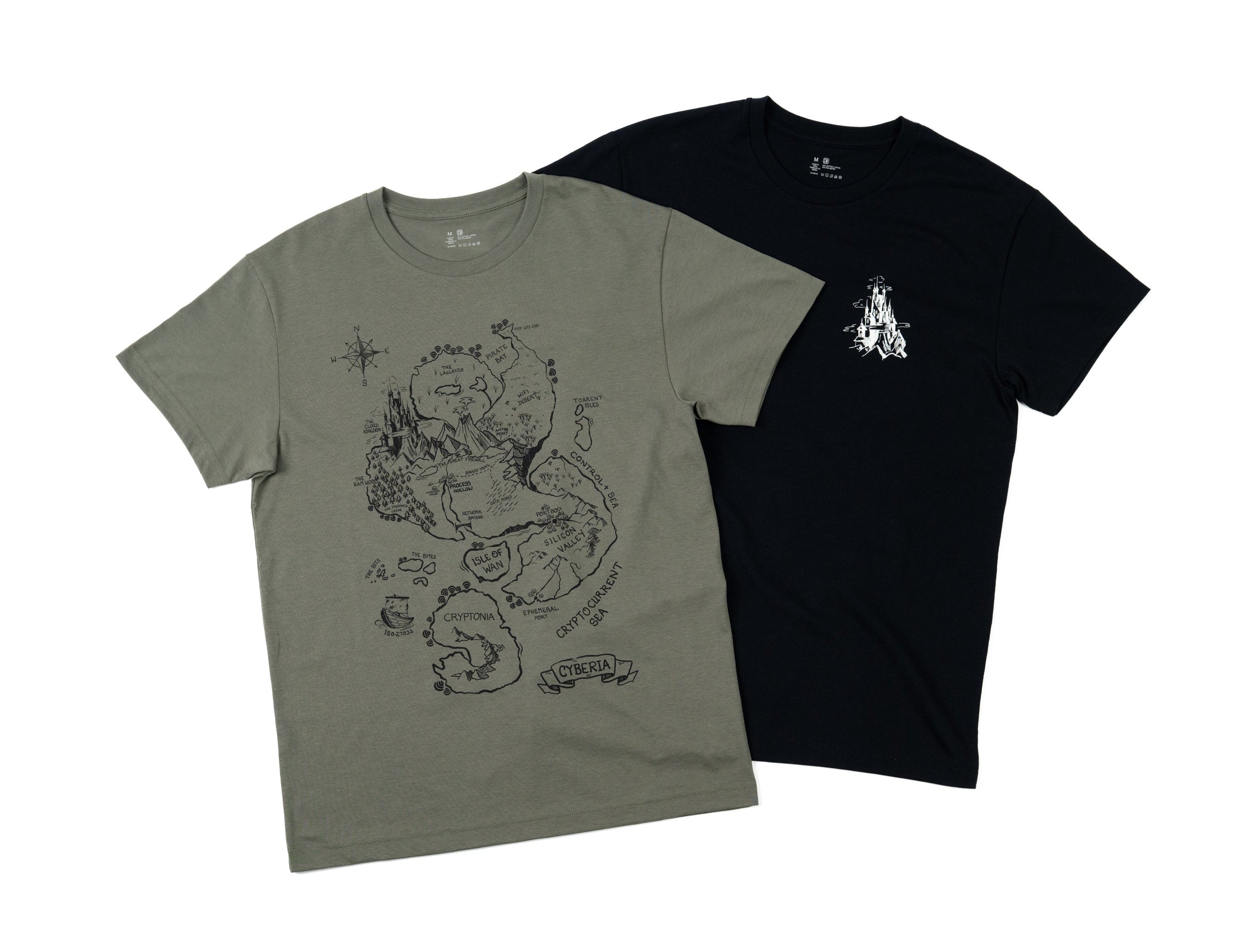 Map of Cyberia T-shirt