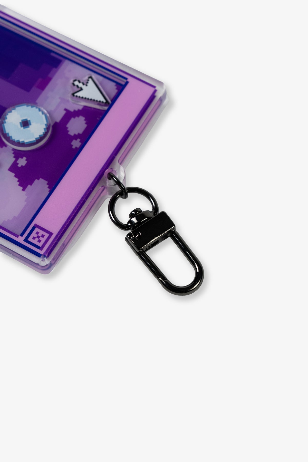 Pixel Wave Shaker Charm Keychain