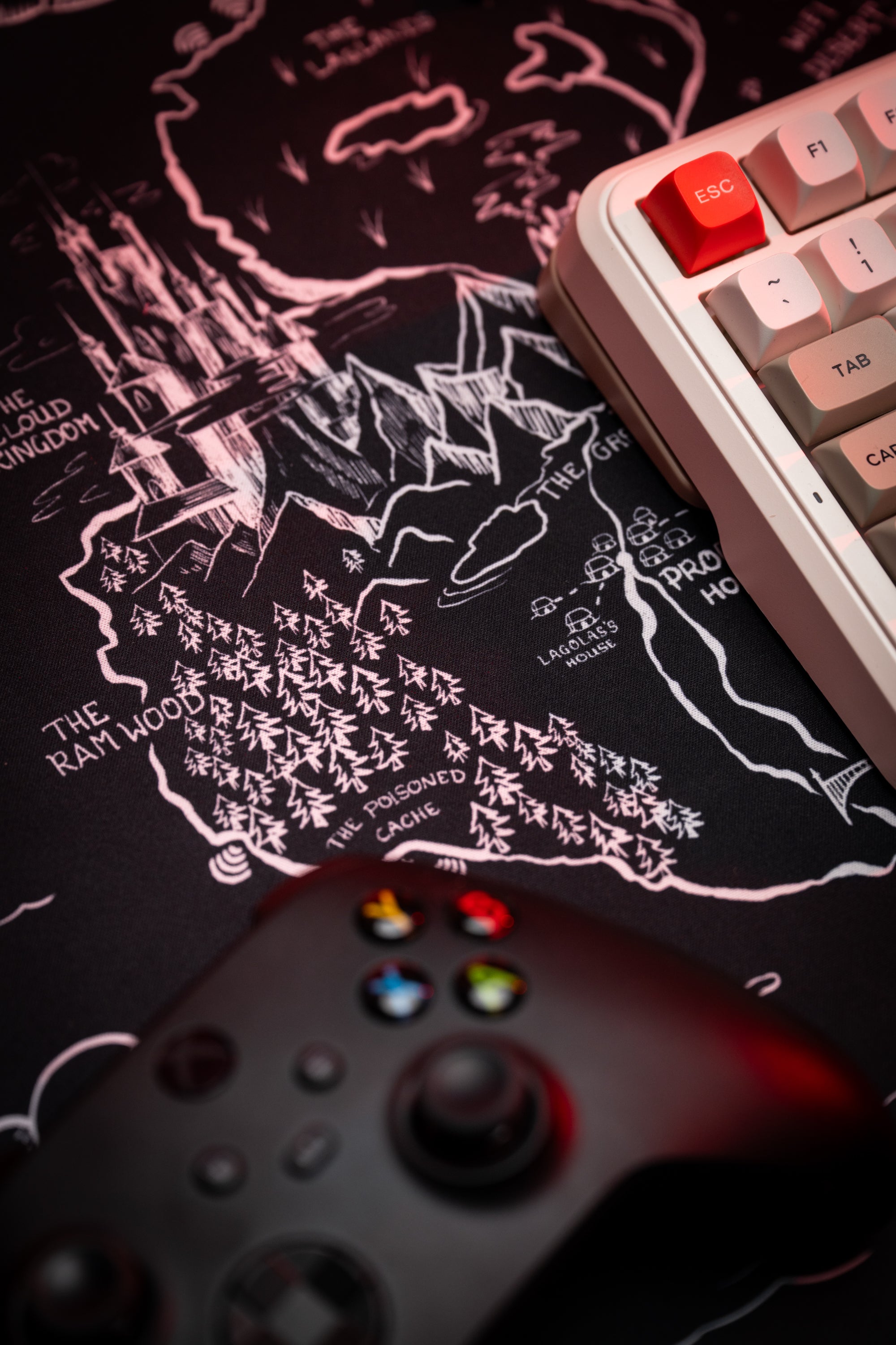 Map of Cyberia Desk Pad