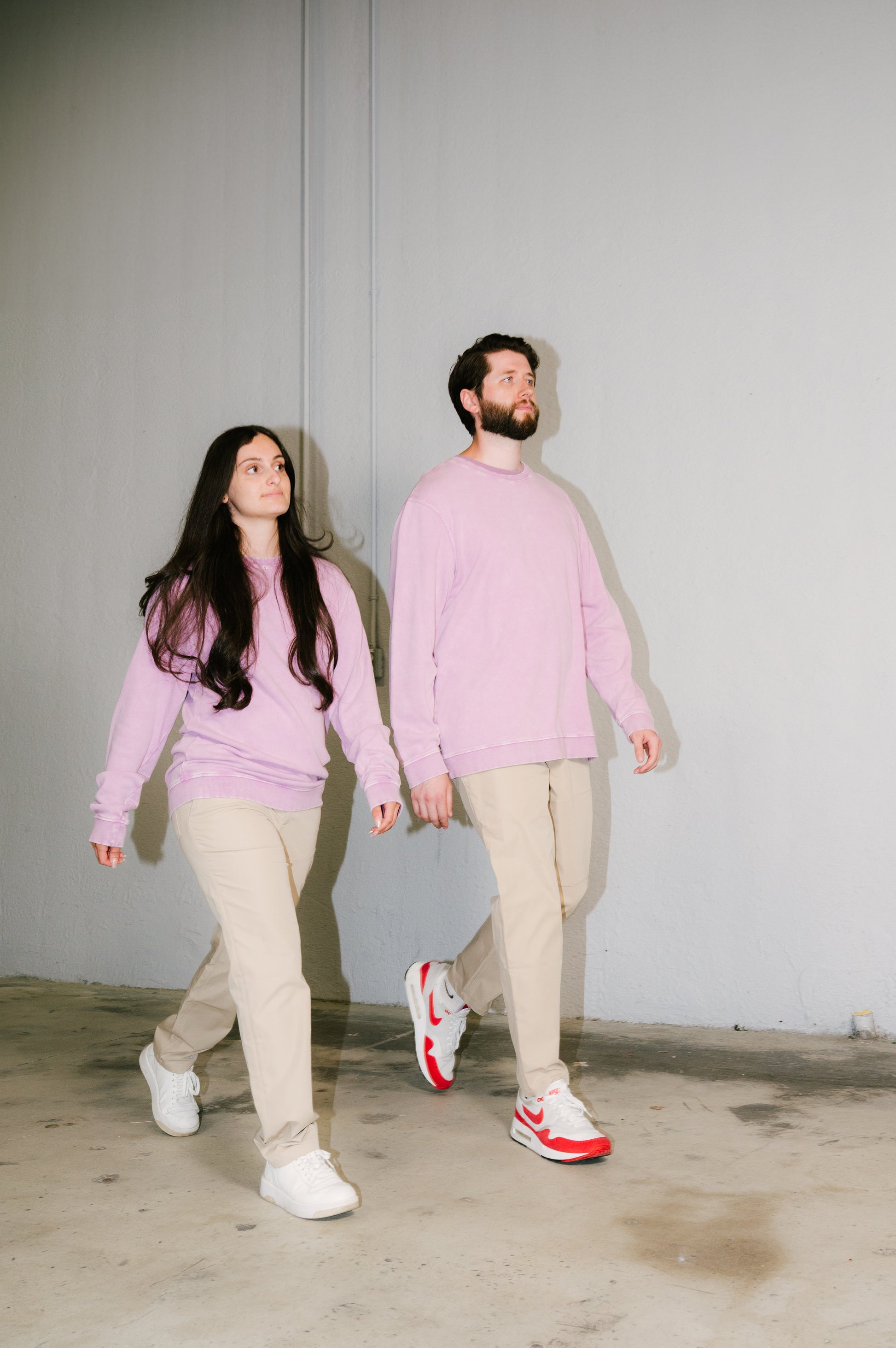 Models: Ariana, Size: Small, Height: 5’3”/160cm | Reece, Size: X-Large, Height:6’3”/190cm