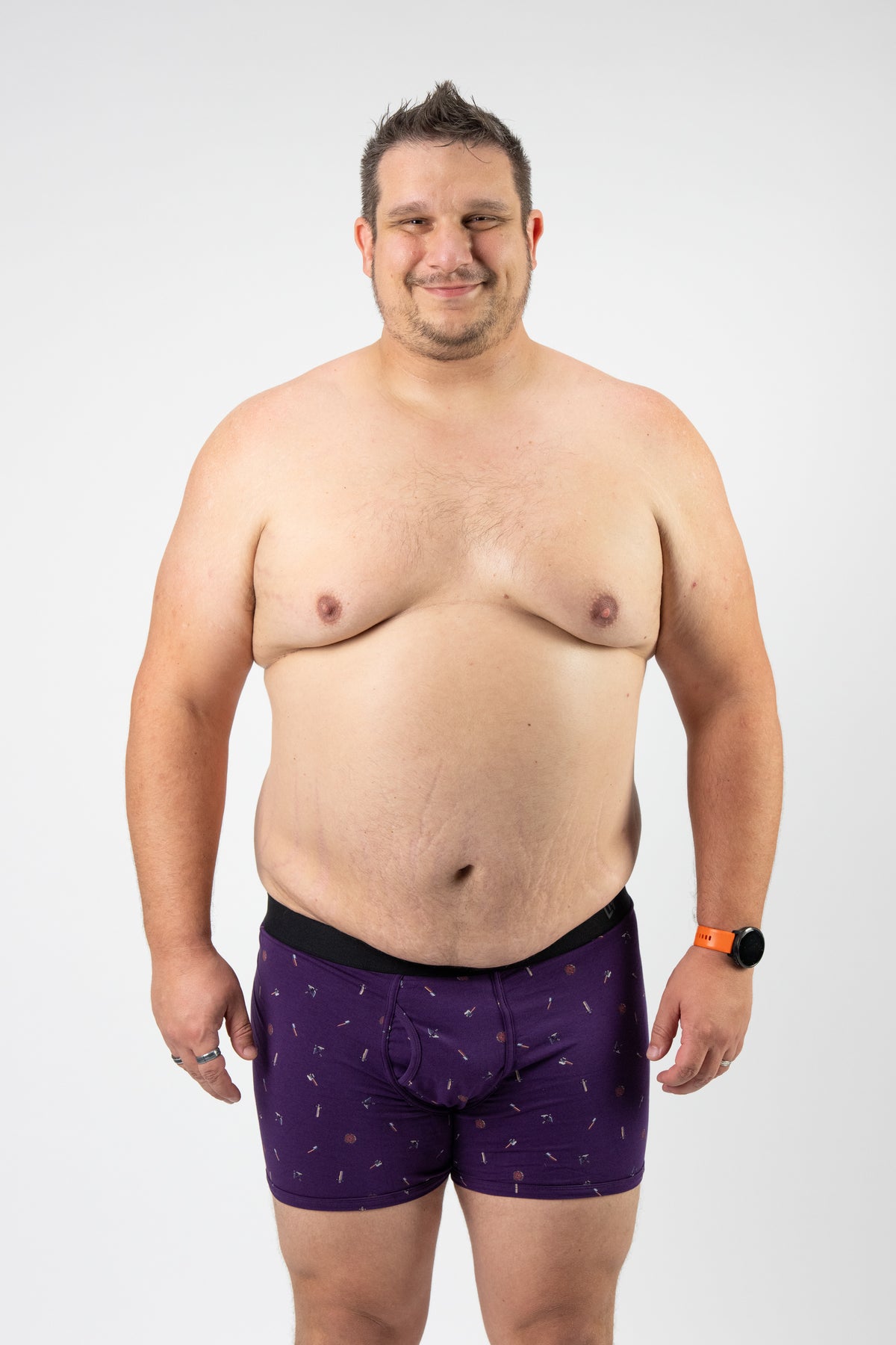 Model: David P, Height: 6’4”, Size: 2XL #design_video games