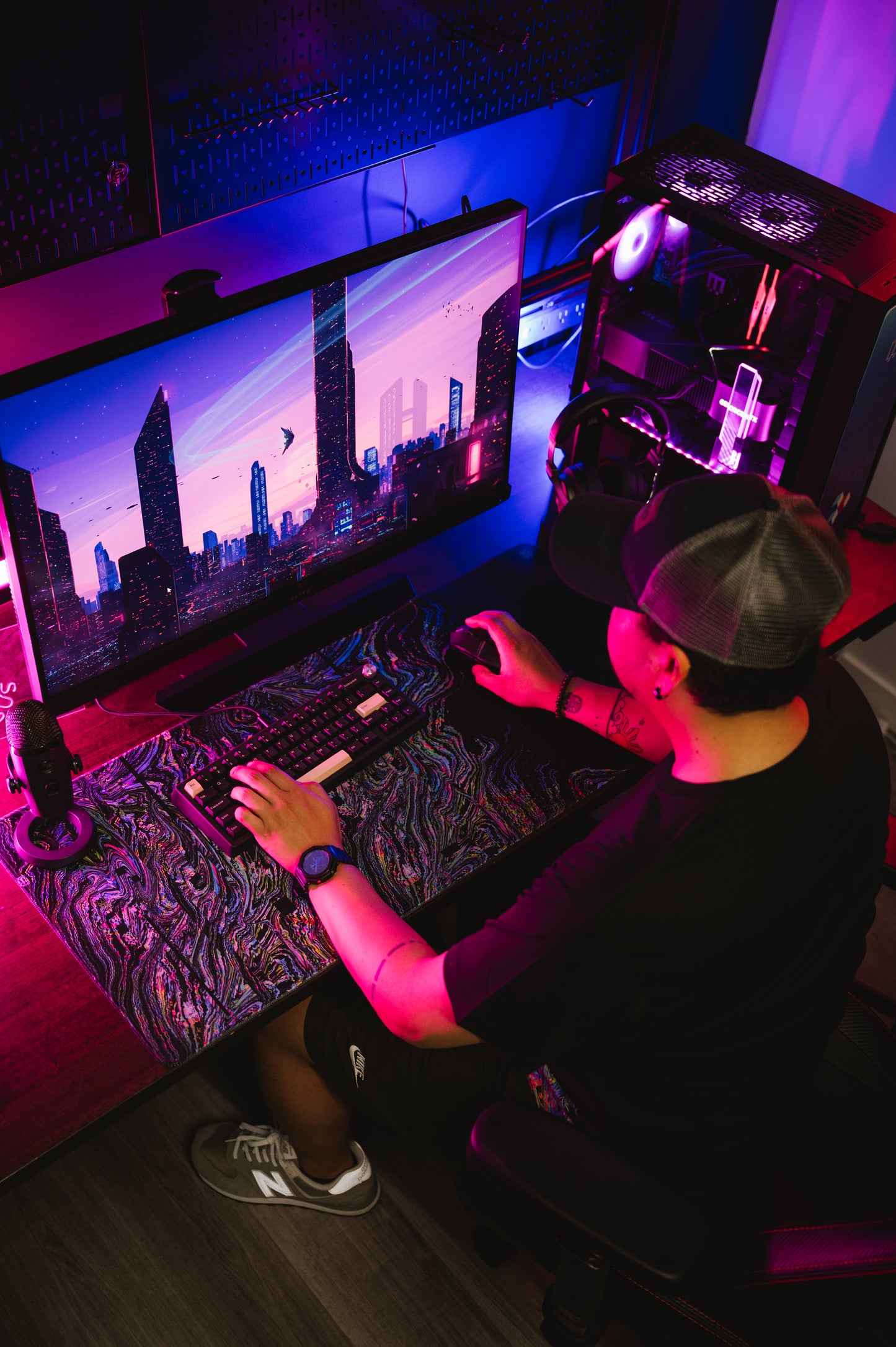 Sous-main Glitch 900 mm x 400 mm