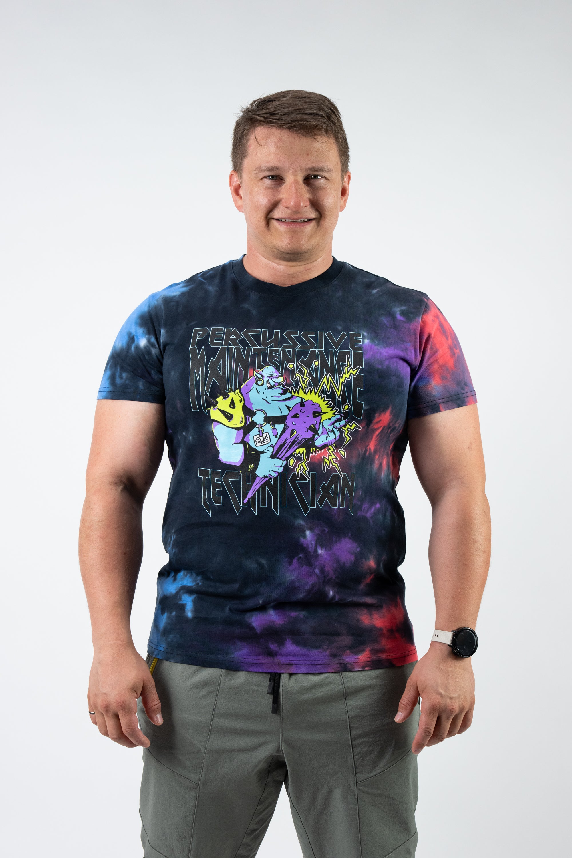 Model: Thomas S, Size: Large, Height: 5’9”/175cm #color_tie-dye