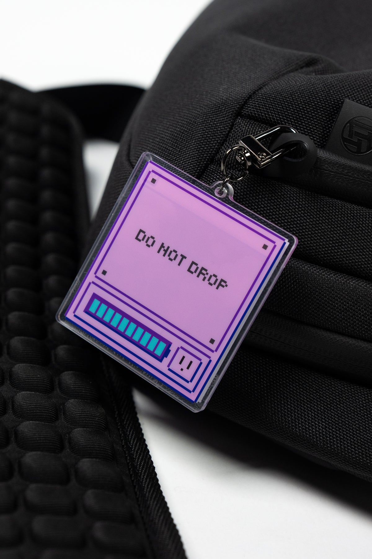 Pixel Wave Shaker Charm Keychain