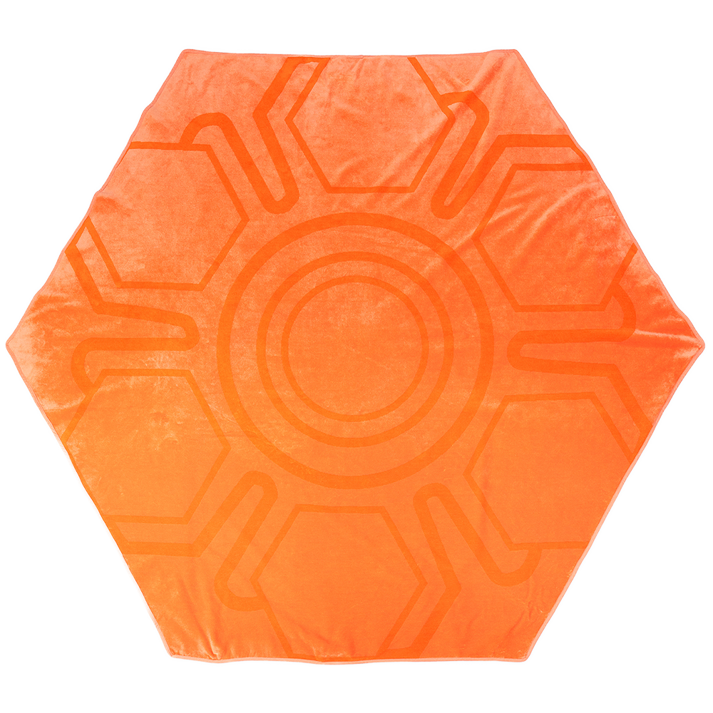 Grande serviette de plage hexagonale