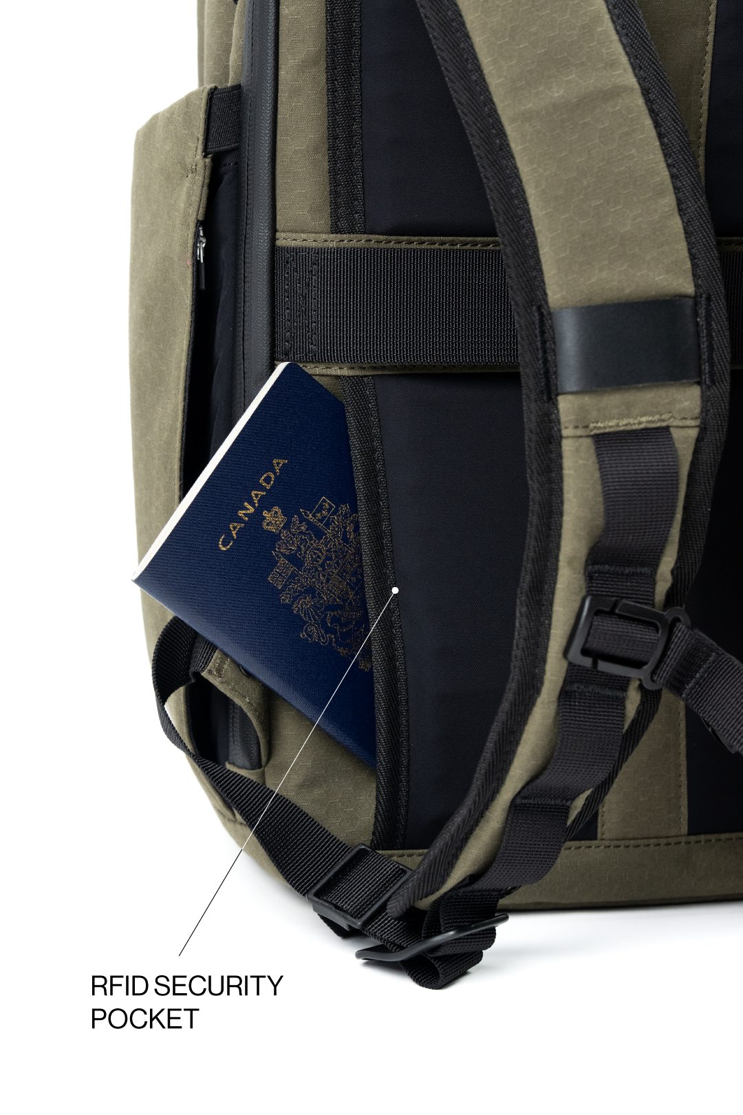 Sac à dos Commuter - British Millerain - Olive