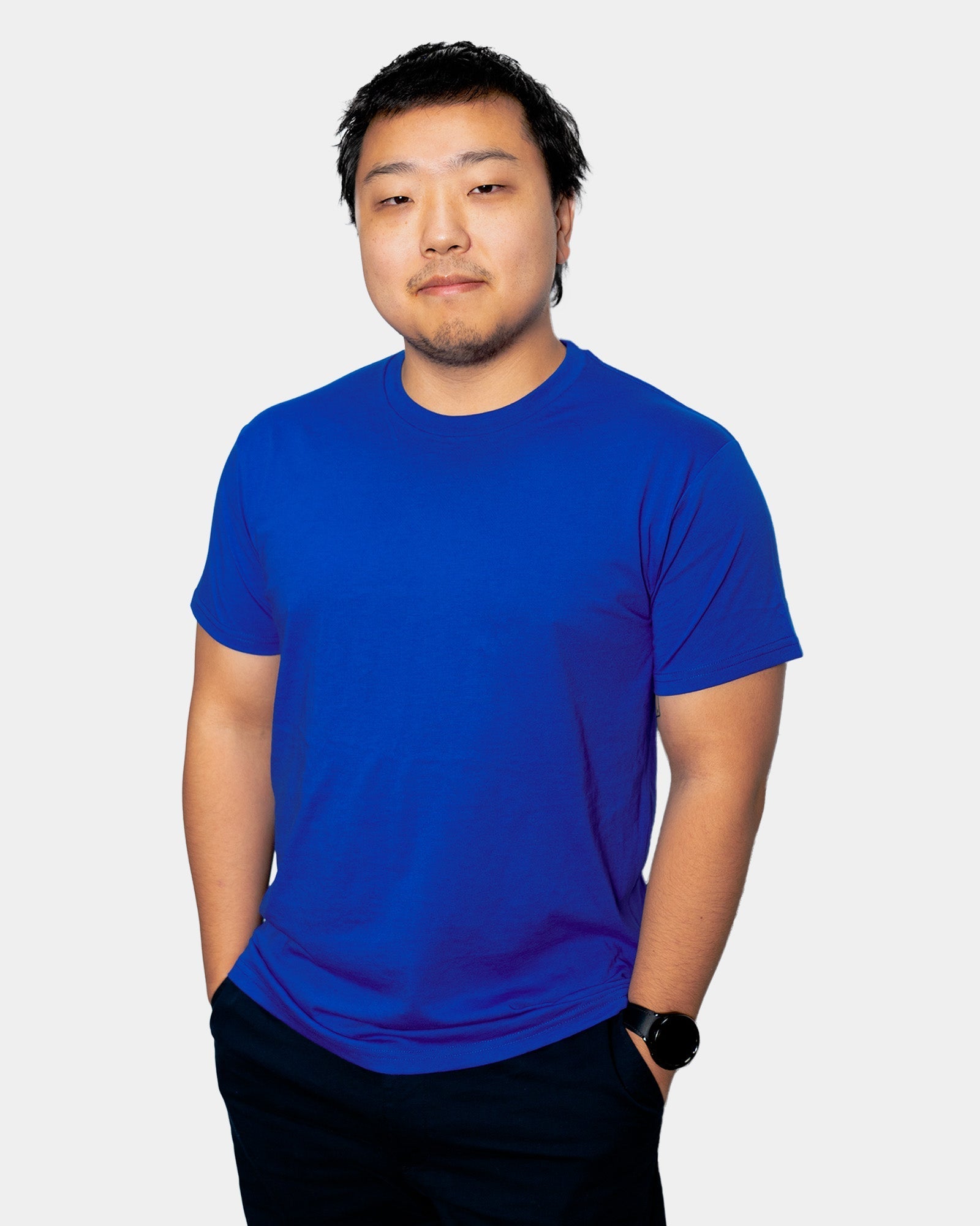 Model: Sammy, Size: Large, Height: 5’7”/170cm #color_cobalt