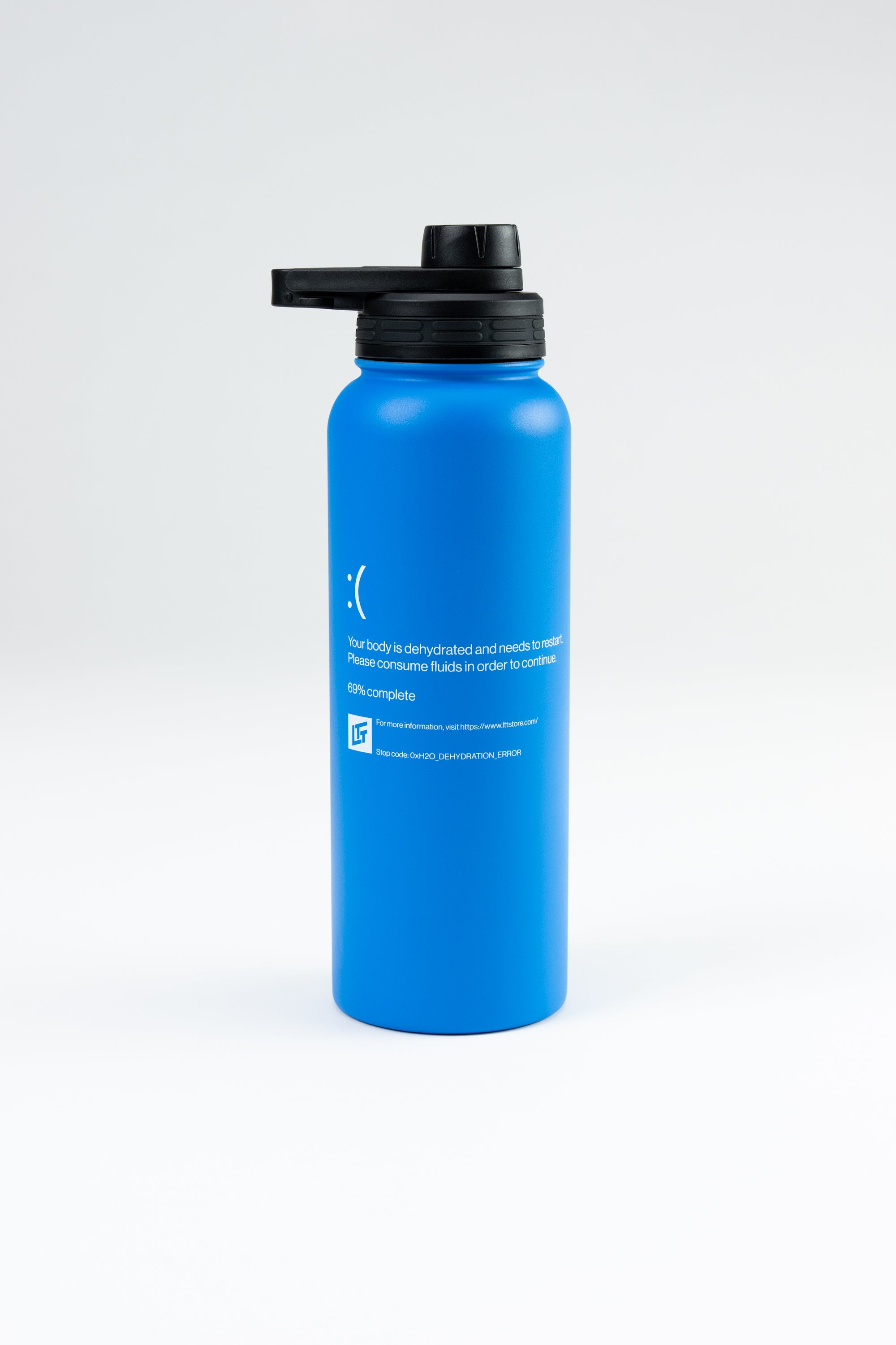 Blue Screen of Dehydration Insulated Water Bottle
