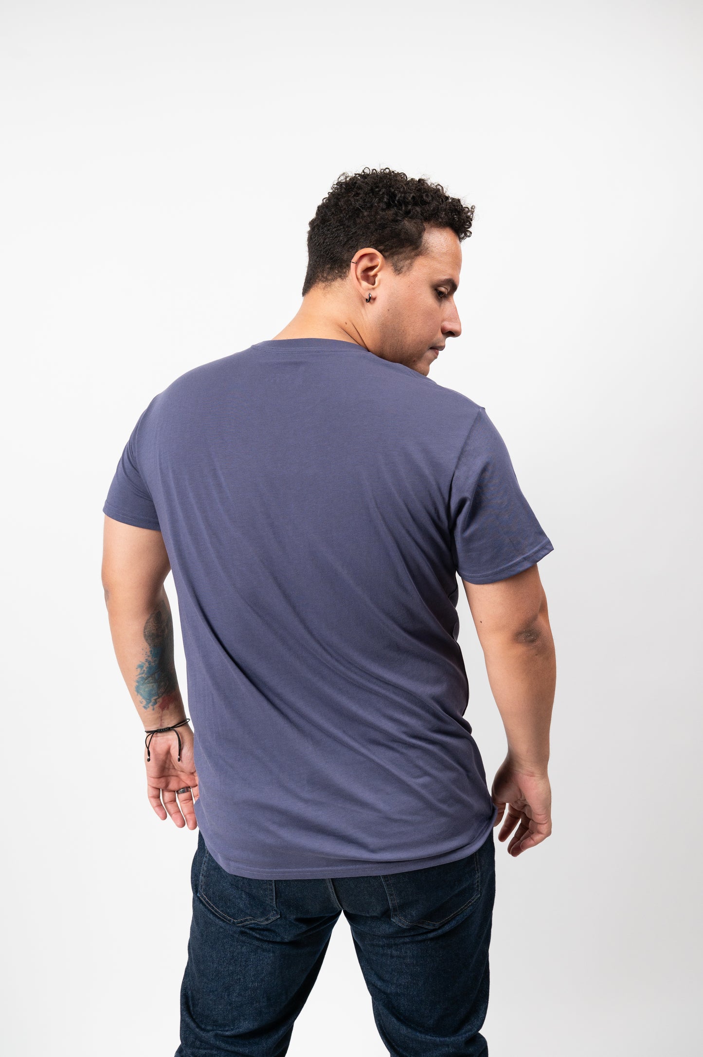 T-shirt vierge à manches courtes