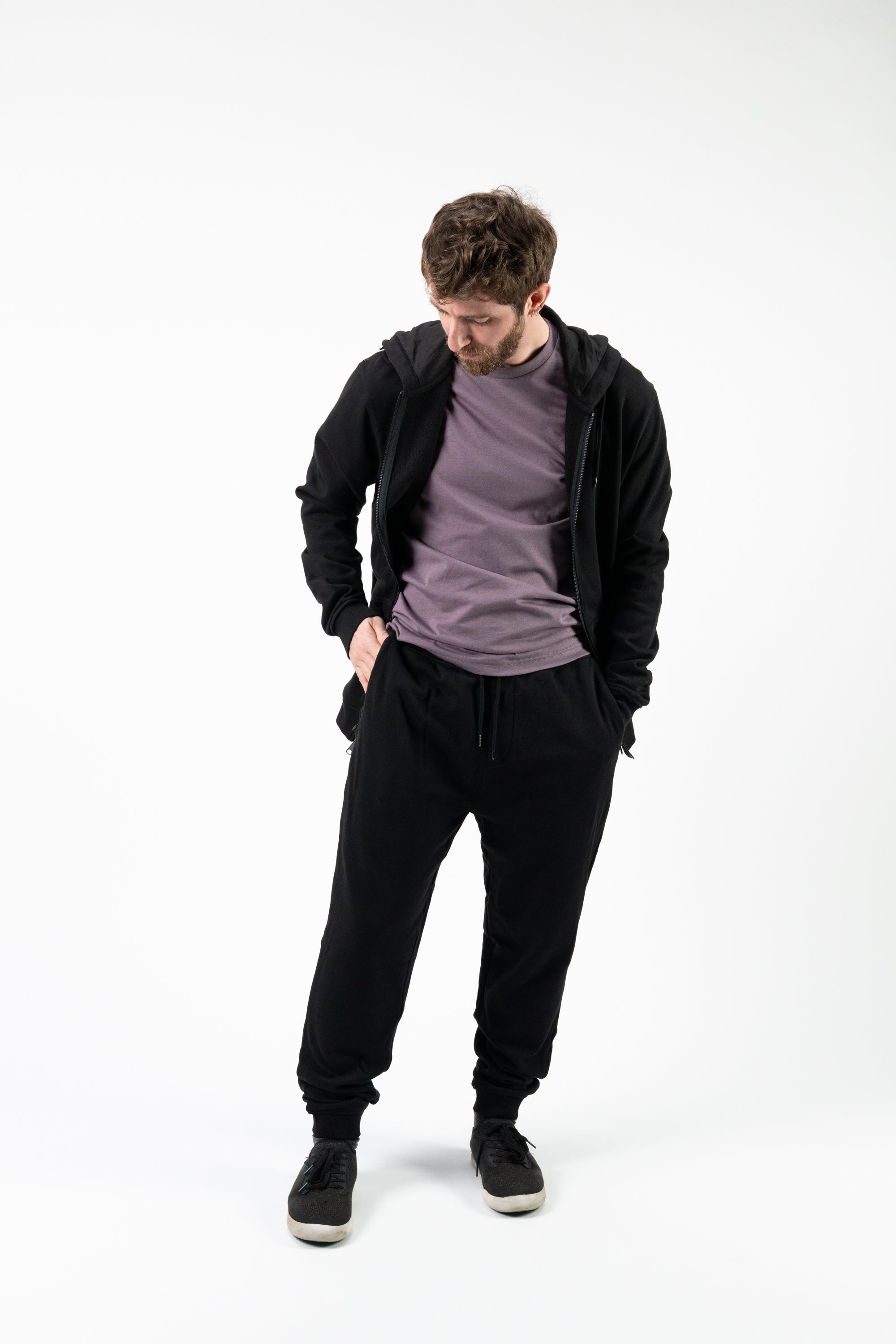 Blank Zip-Up Hoodie