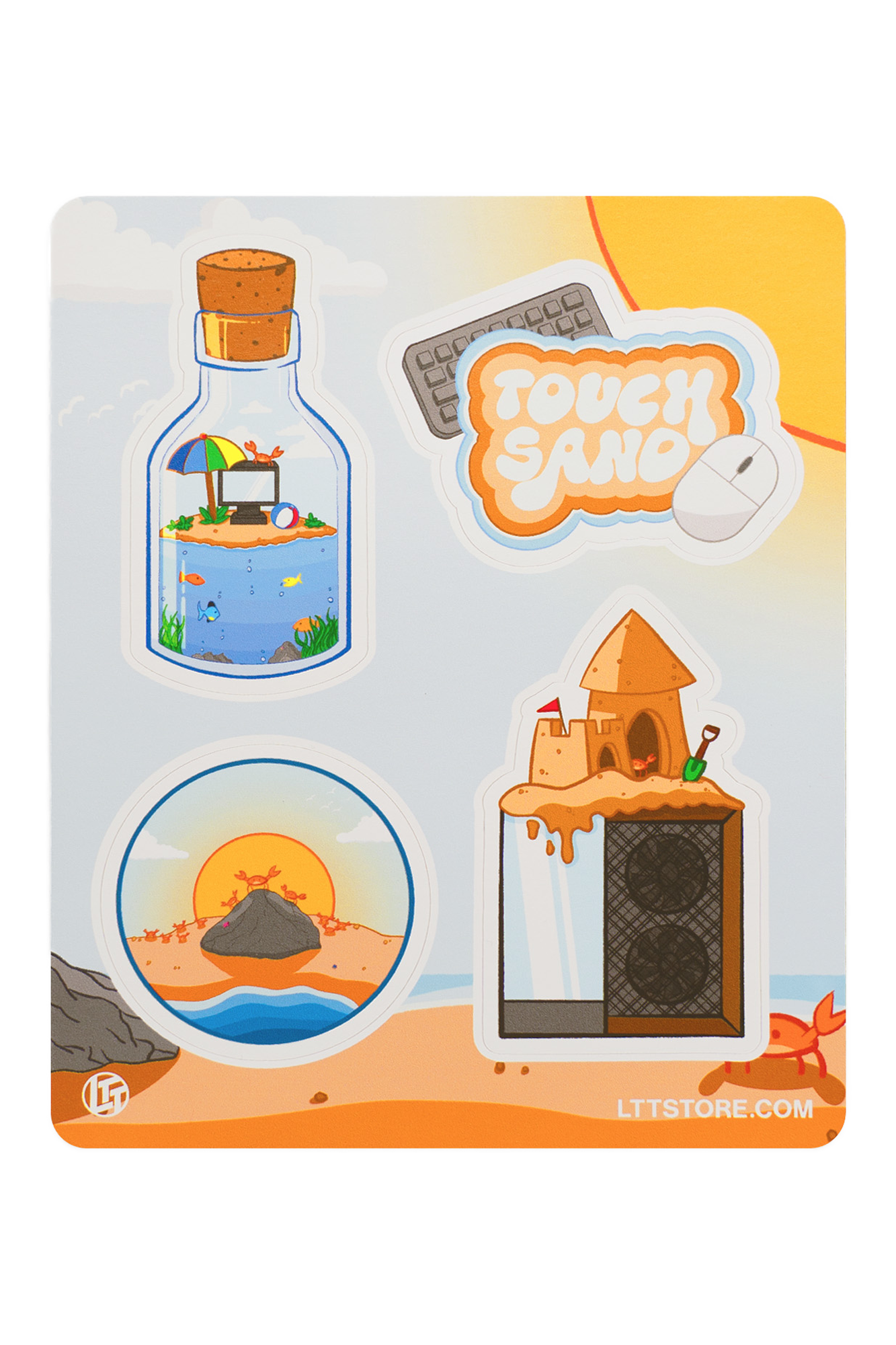 Touch Sand Sticker Sheet – LTTStore Global