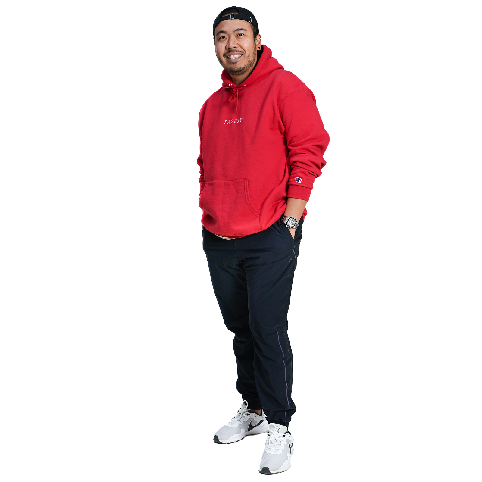 Model: Glenn, Size: Large, Height: 5’10”/178cm