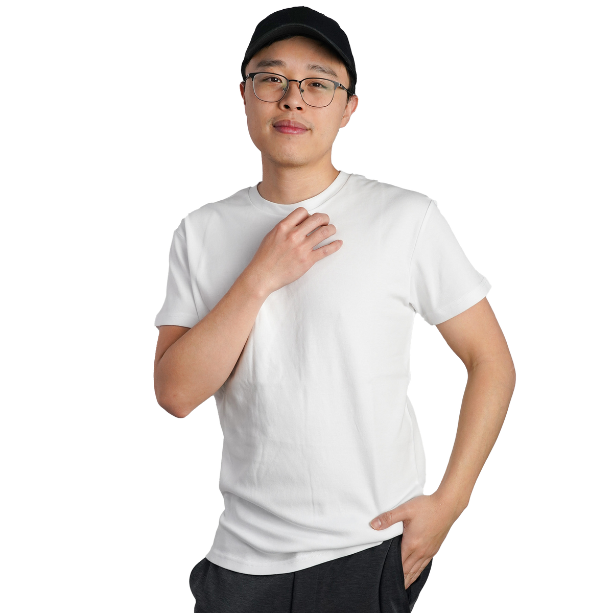 Model: Dennis, Size: Medium, Height: 5’7”/170cm