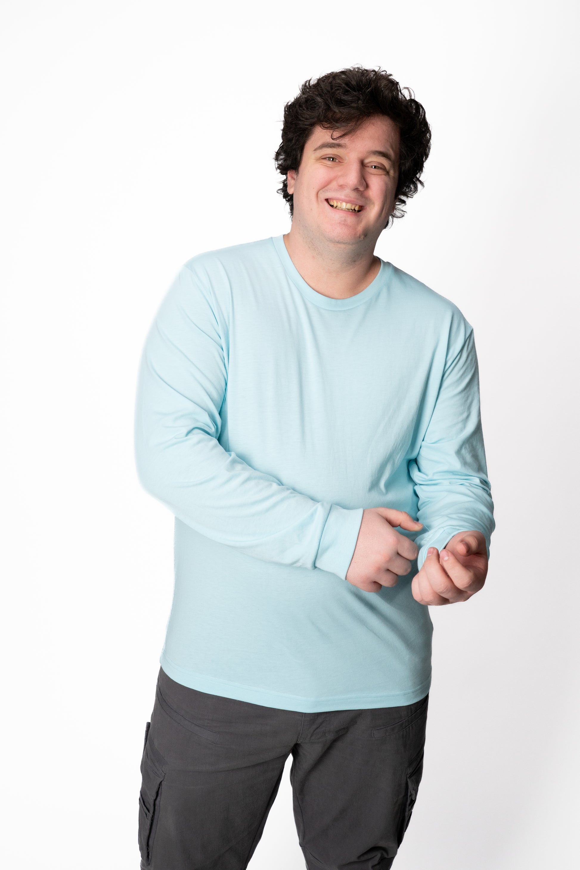 Model: Elijah, Size: Regular X-Large, Height: 5’9”/175cm